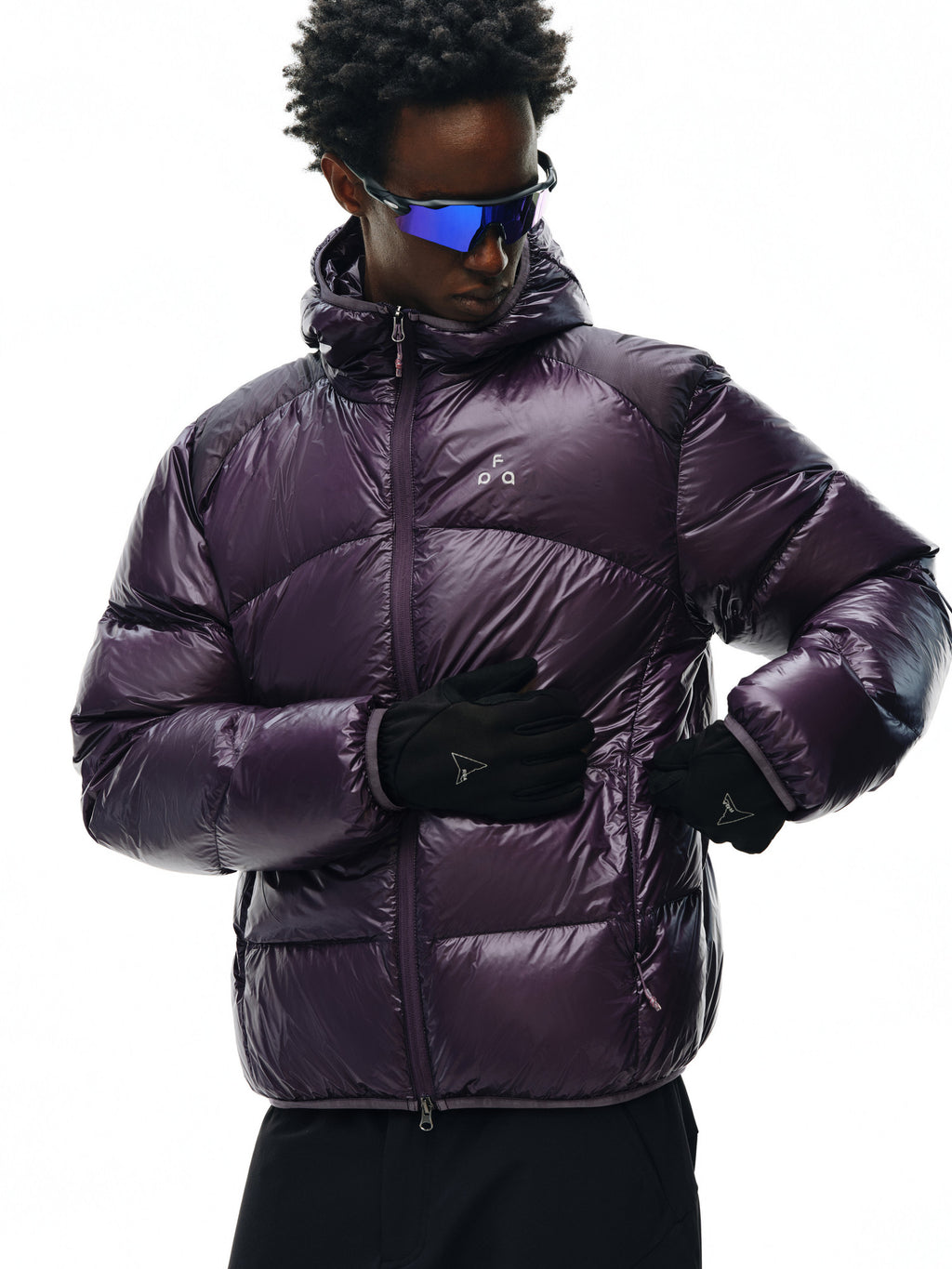 FPA Color-Block Hooded Down Jacket for Winter Outdoor Casual Sports Couple Premium Warm Coat