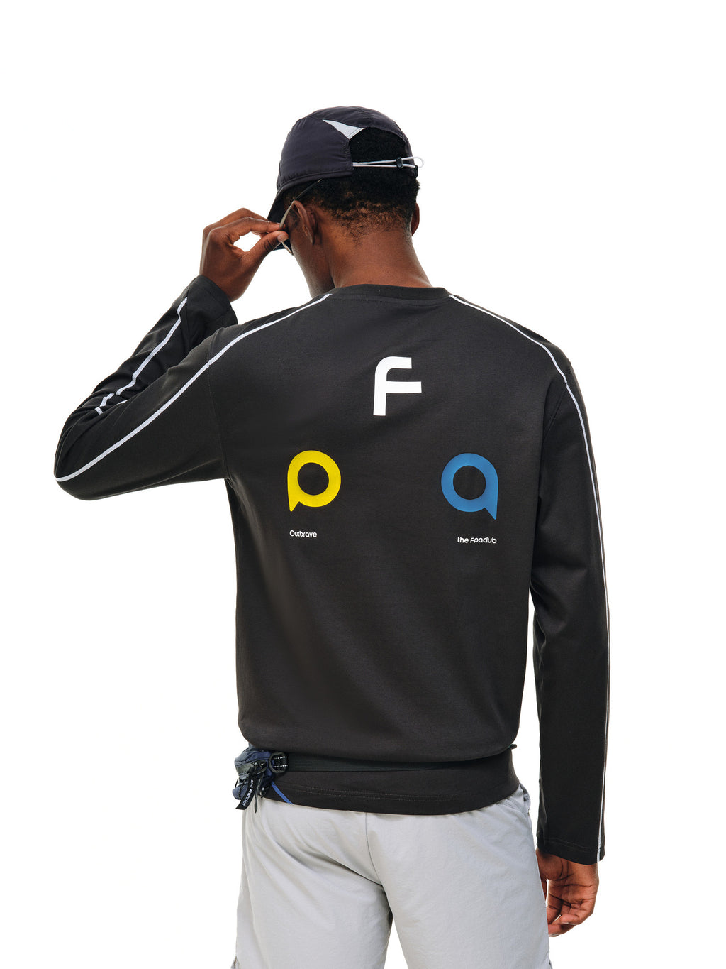 FPA Cool-Touch Dopamine Color-Block Hassu Long-Sleeve Sports T-Shirt for Outdoor Couples, Autumn Round-Neck Casual Basic Tee