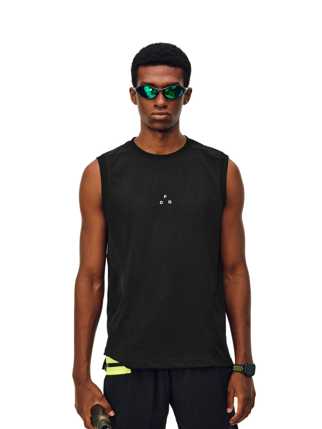 FPA Cool-Touch Quick-Dry Sports Vest Summer Crew Neck Basic Casual Outdoor Fitness Breathable Sleeveless T-Shirt for Men