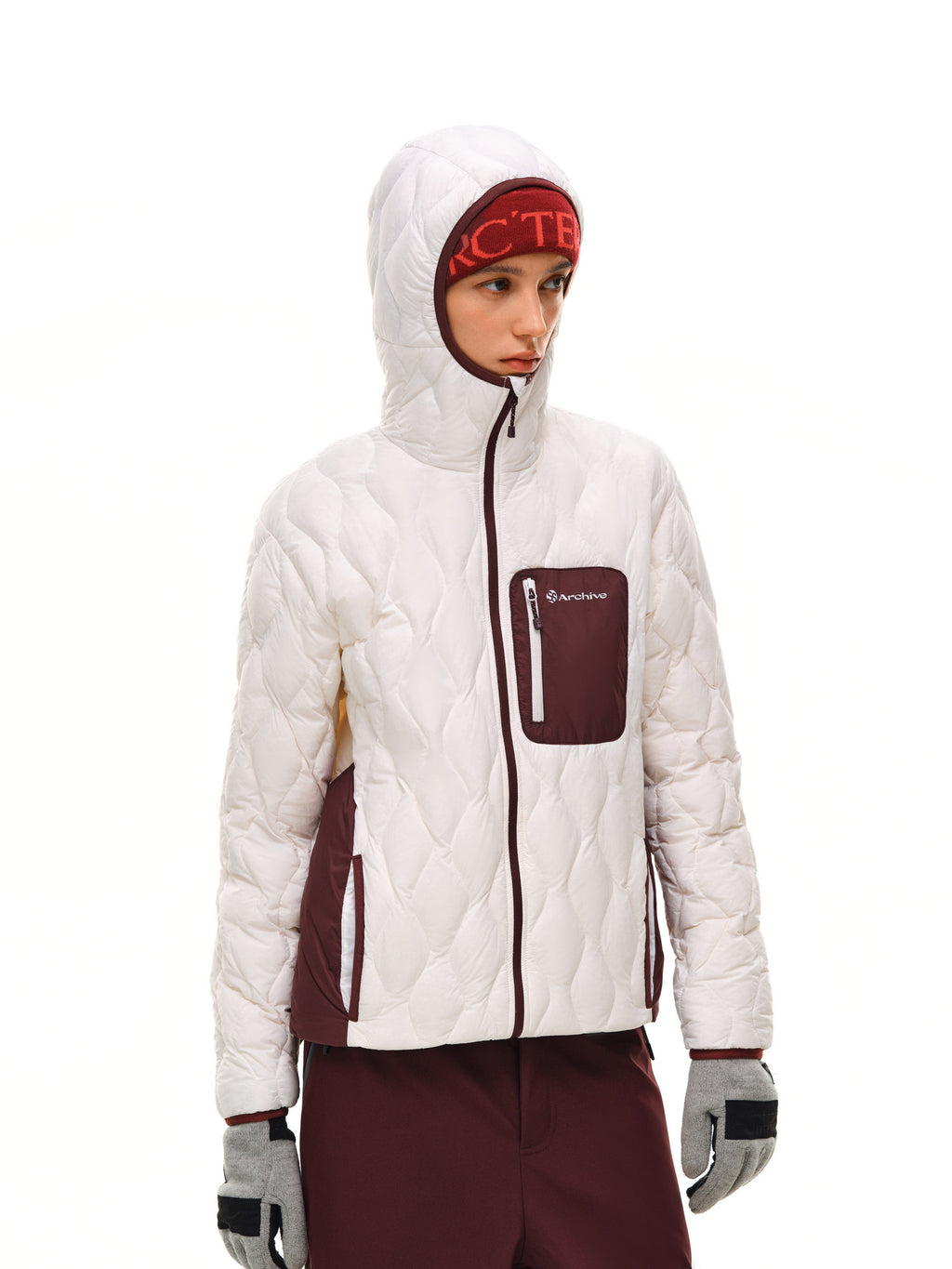FPA Gourd Pattern Color-Block Down Jacket 2026 New Design High-End Warm Hooded Down Coat for Men