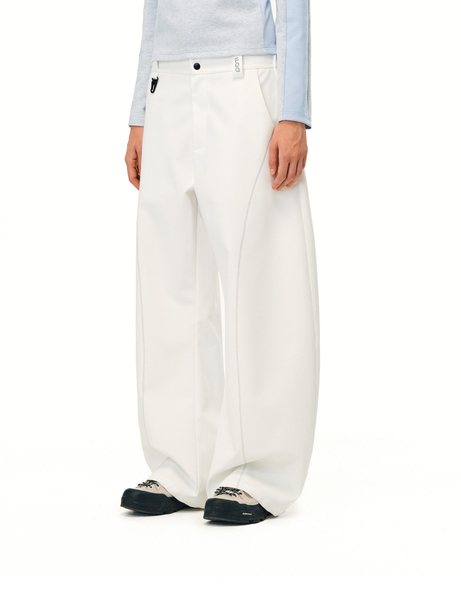 FPA Outdoor Curve Knife Pants – Wide-Leg Trousers with Contrast Color, Loose Fit, Streetwear Style