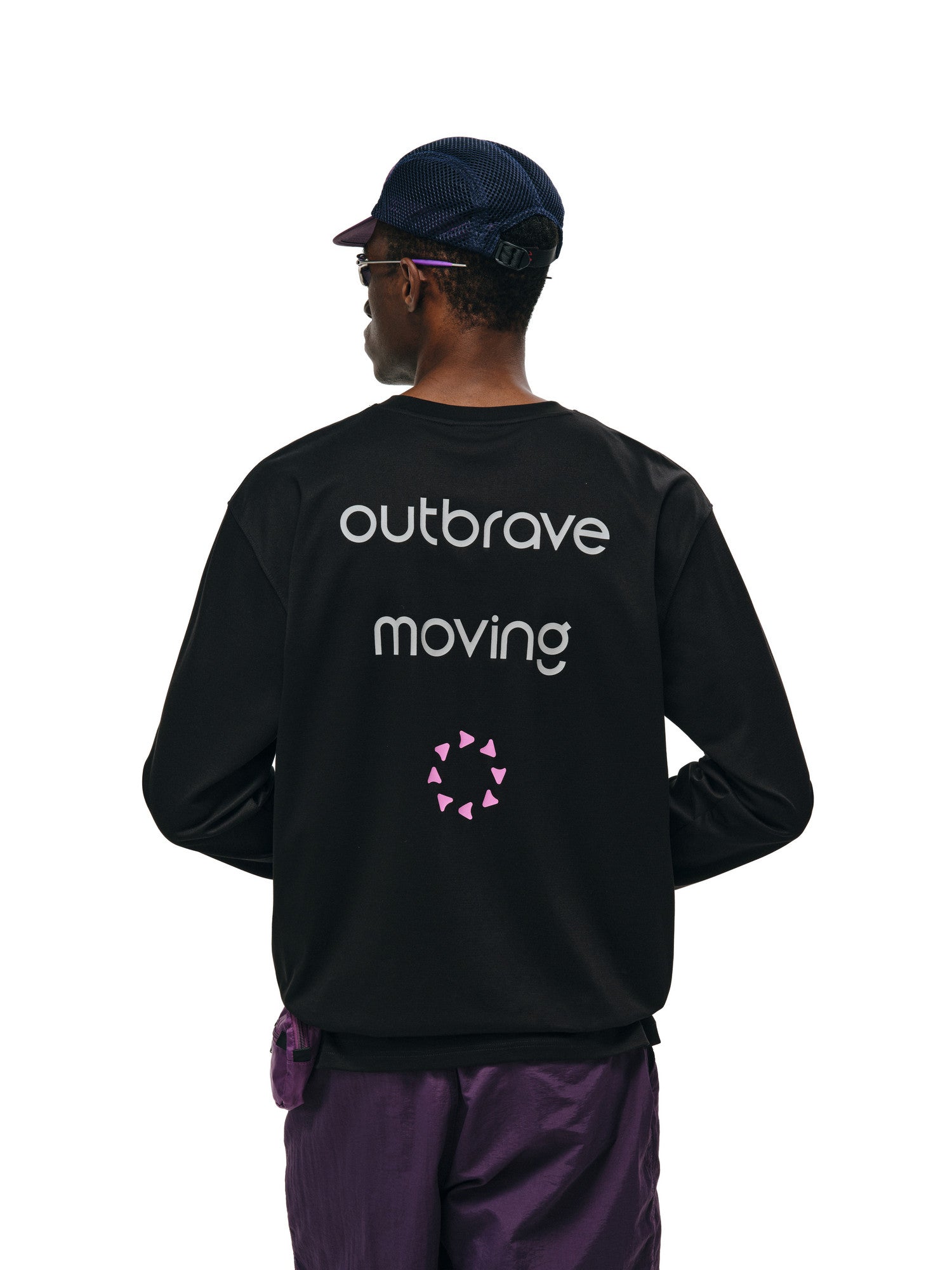 FPA Brand Distressed Long-Sleeve Slogan Tee
