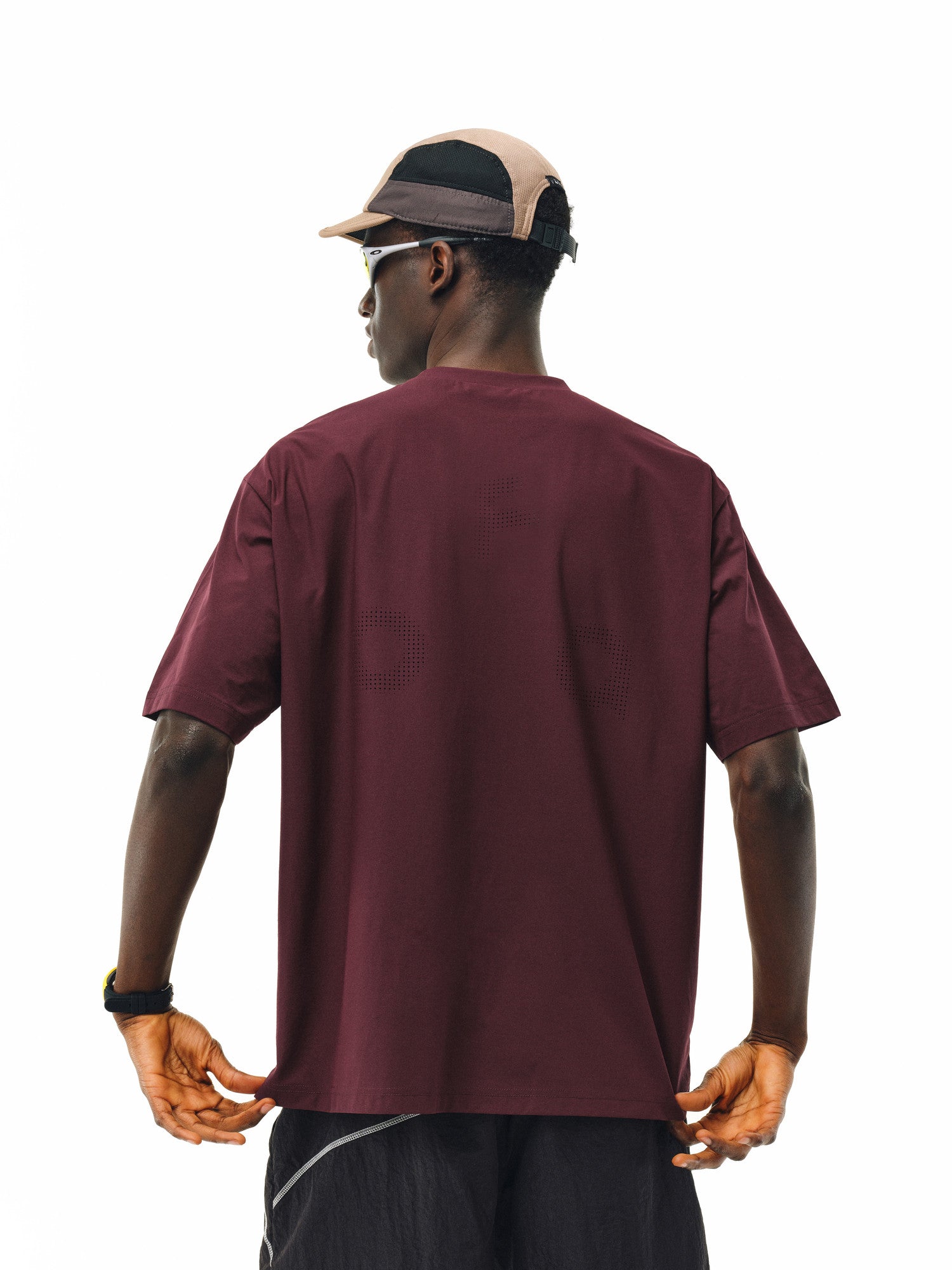 FPA Breathable Quick-Dry Cooling UPF50+ Short Sleeve T-Shirt for Couples, Loose Round Neck Sports Tee