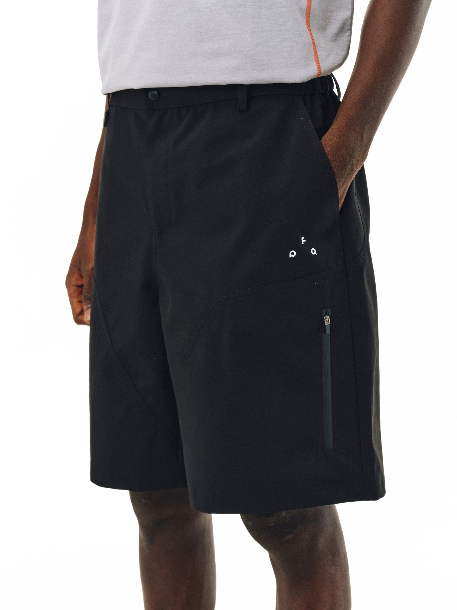 FPA Teflon Water-Repellent Breathable Outdoor Double-Zip Shorts Summer Sports Casual Loose Mid-Length Shorts