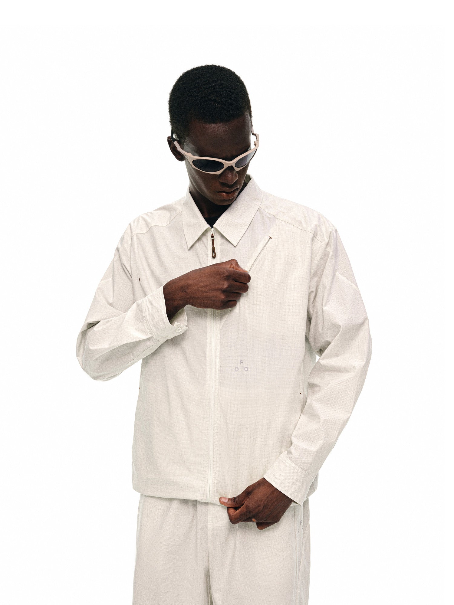 FPA Fine Grid High-Density Long-Sleeve Shirt Set 2026 Fall New Couple Casual Turn-Down Collar Shirt Jacket