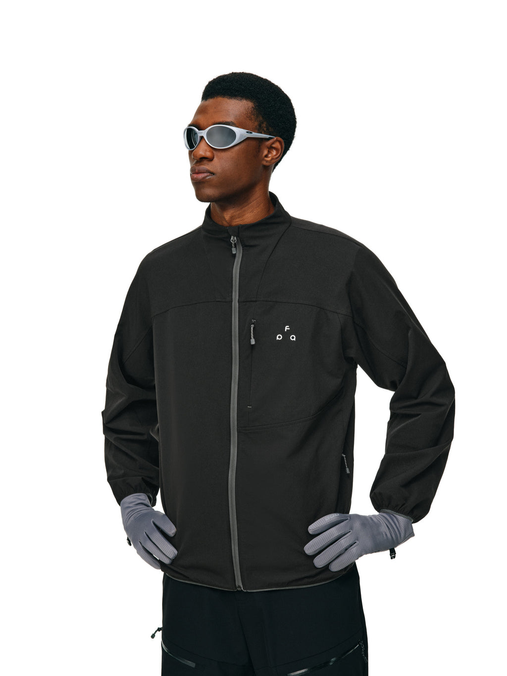 FPA Sports Color-Block Stand Collar Jacket – Lightweight Outdoor Casual Zip-Up for Men and Women