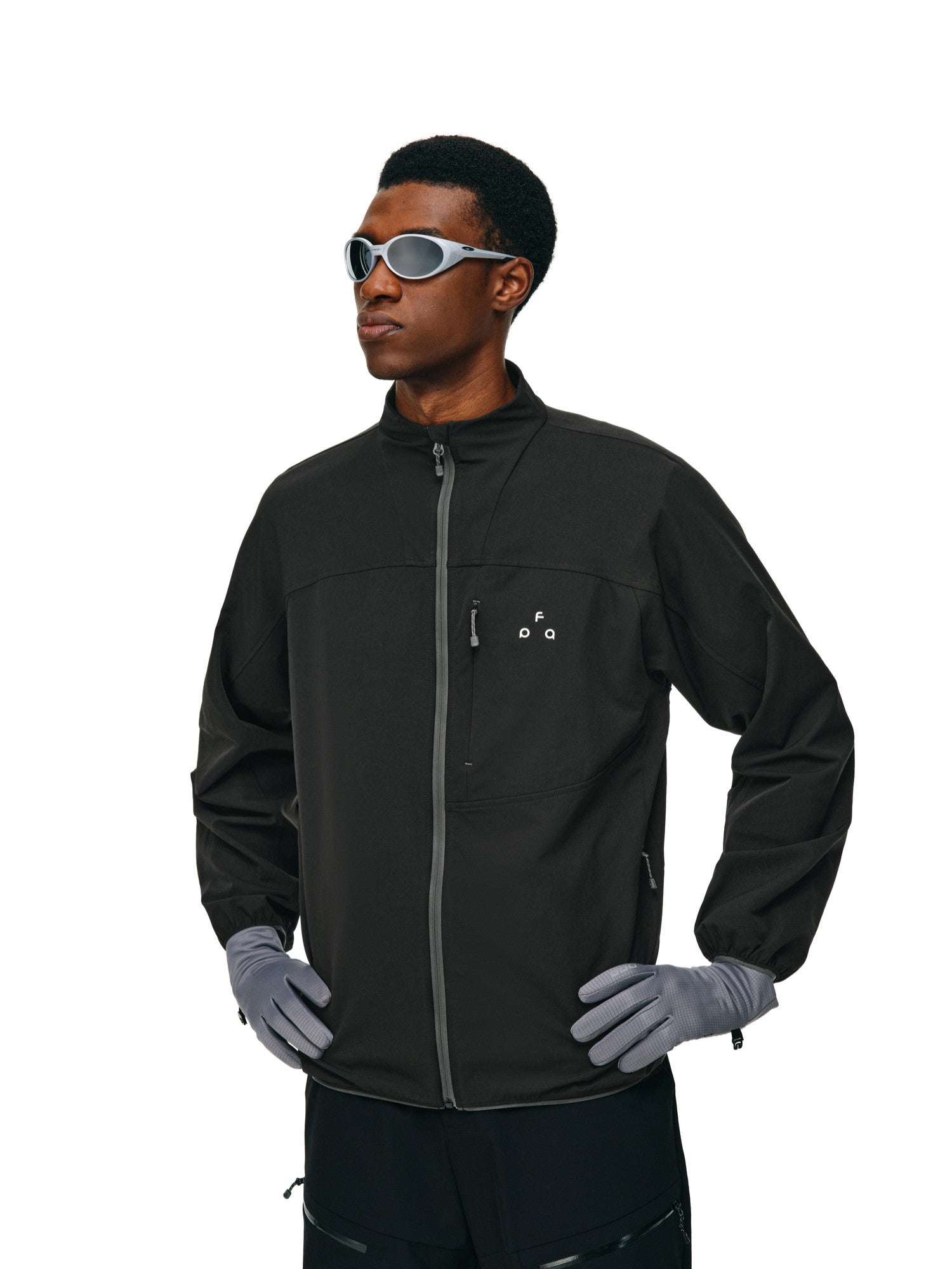 FPA Sports Color-Block Stand Collar Jacket – Lightweight Outdoor Casual Zip-Up for Men and Women
