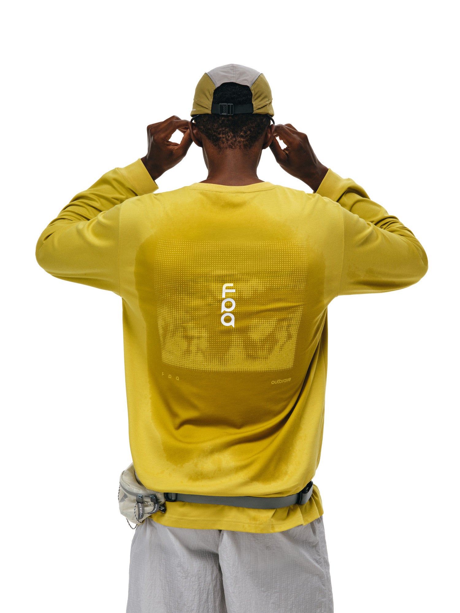 FPA Intelligent Moisture-Wicking Mountain Landscape Logo Long-Sleeve Unisex Outdoor Sports Crew Neck T-Shirt