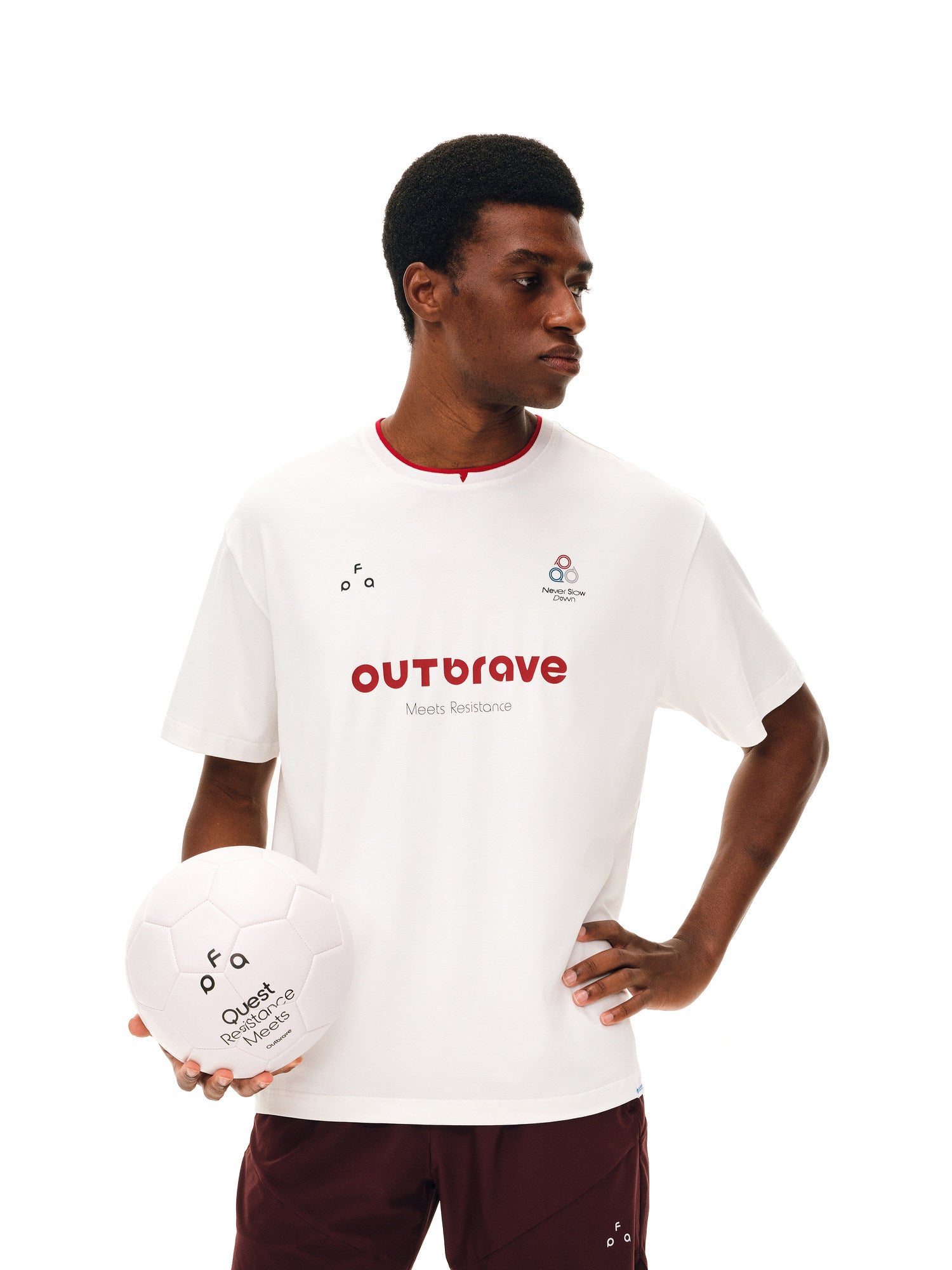 FPA COOLMAX Football Pattern Quick-Dry Short Sleeve T-Shirt - Summer Cool Touch Athletic Tee
