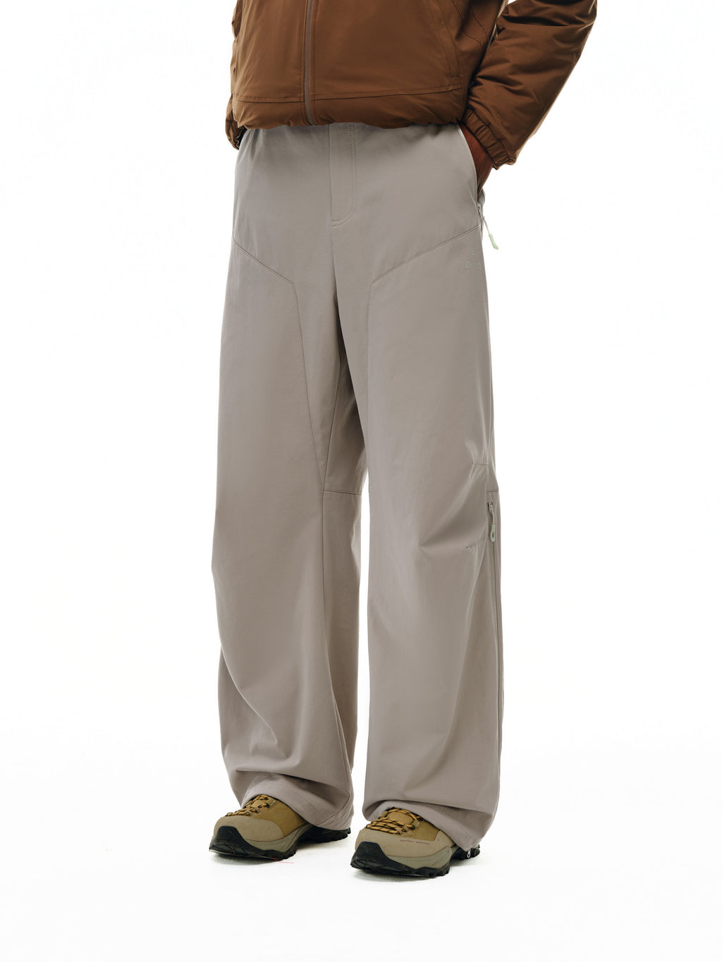 FPA Outdoor Waterproof Zipper Detail Straight-Leg Casual Jogger Pants for Men and Women