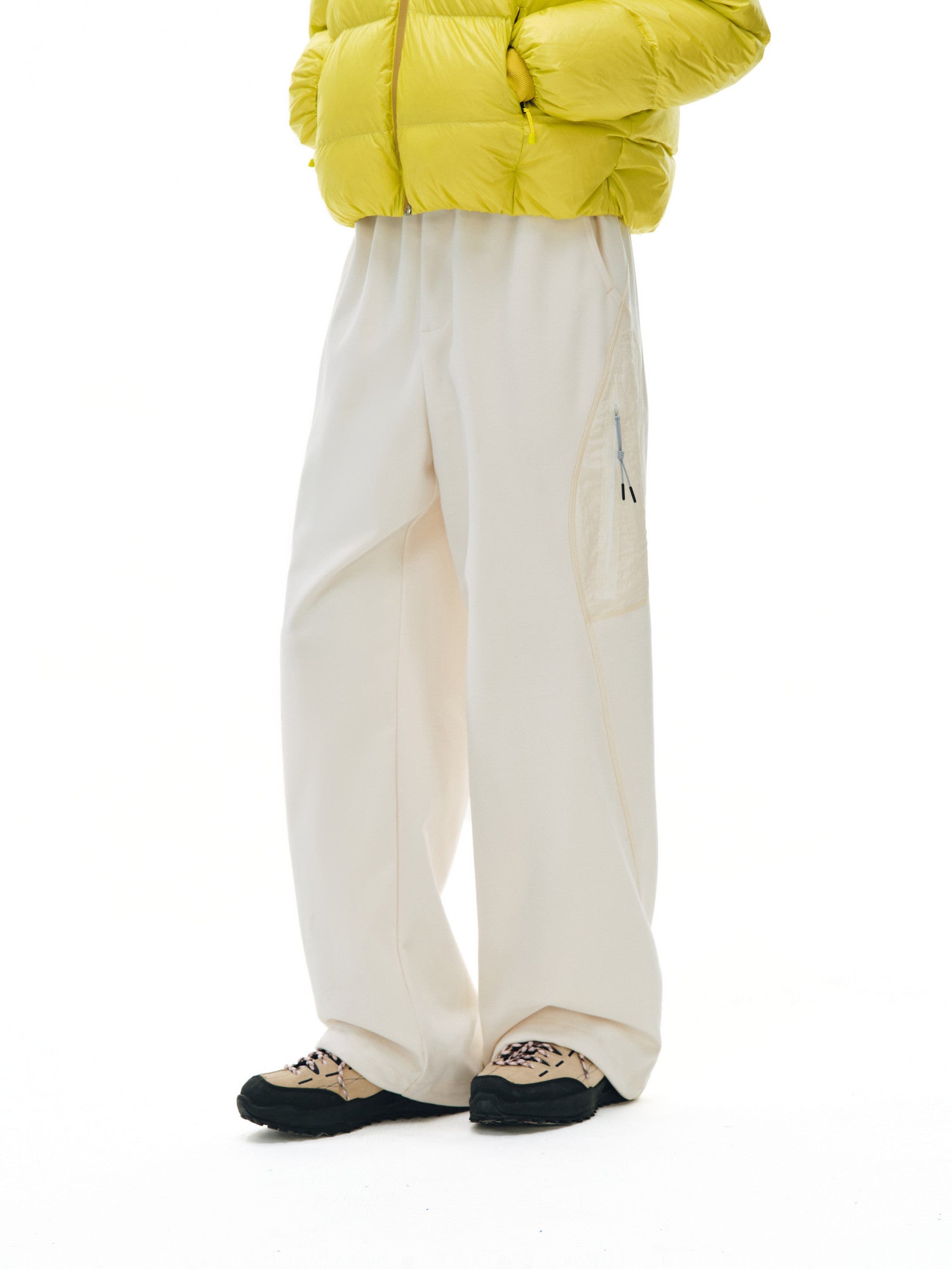 FPA Outdoor Contrast Stitch Straight-Leg Casual Pants – Chinese Streetwear Unisex Relaxed Fit Trousers for Men