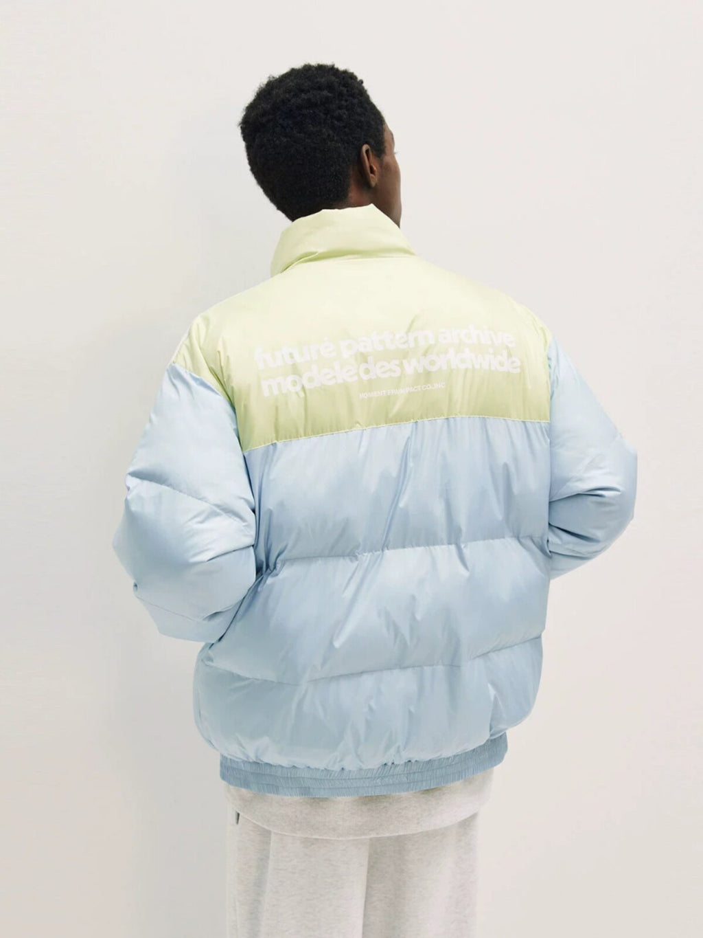 FPA Contrast Webbing Stand Collar Cotton Padded Coat 2023 New Winter Chinese Street Style Loose Fit Thickened Puffer Jacket