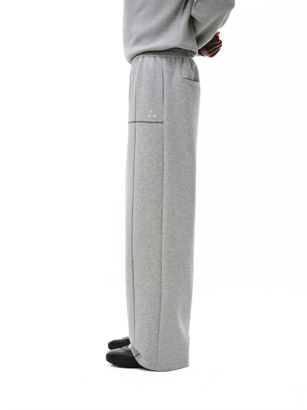 FPA Thermostatic Anti-Pilling Air Layer Space Cotton Sweatpants Straight-Leg Loose High-Design Casual Pants for Men