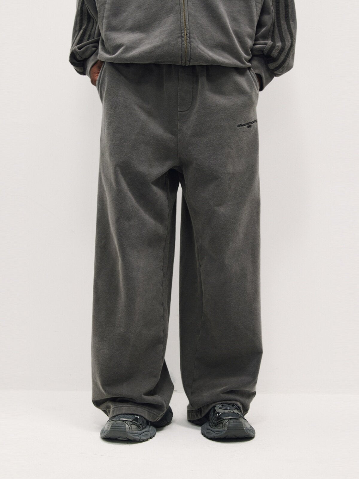 FPA Retro Washed Straight-Leg Casual Pants for Men - 2026 New Spring/Autumn Style, Loose Fit, Streetwear