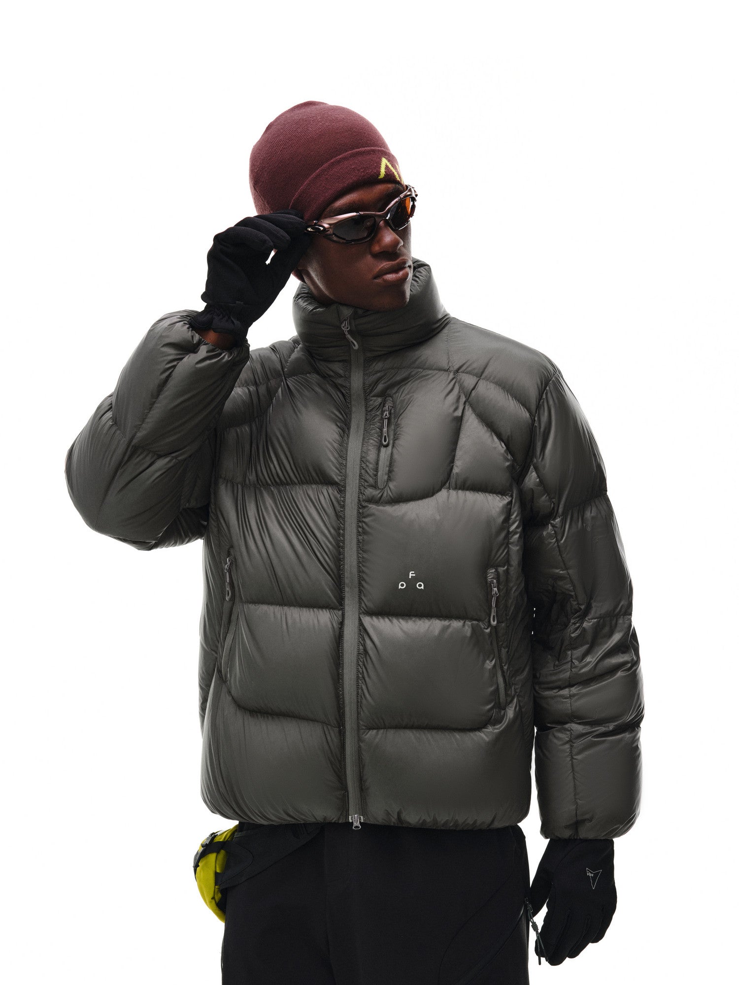 FPA 800FP 95% White Duck Down Aurora Structured Stand Collar Down Jacket – Winter Heavyweight Couple's Down Coat