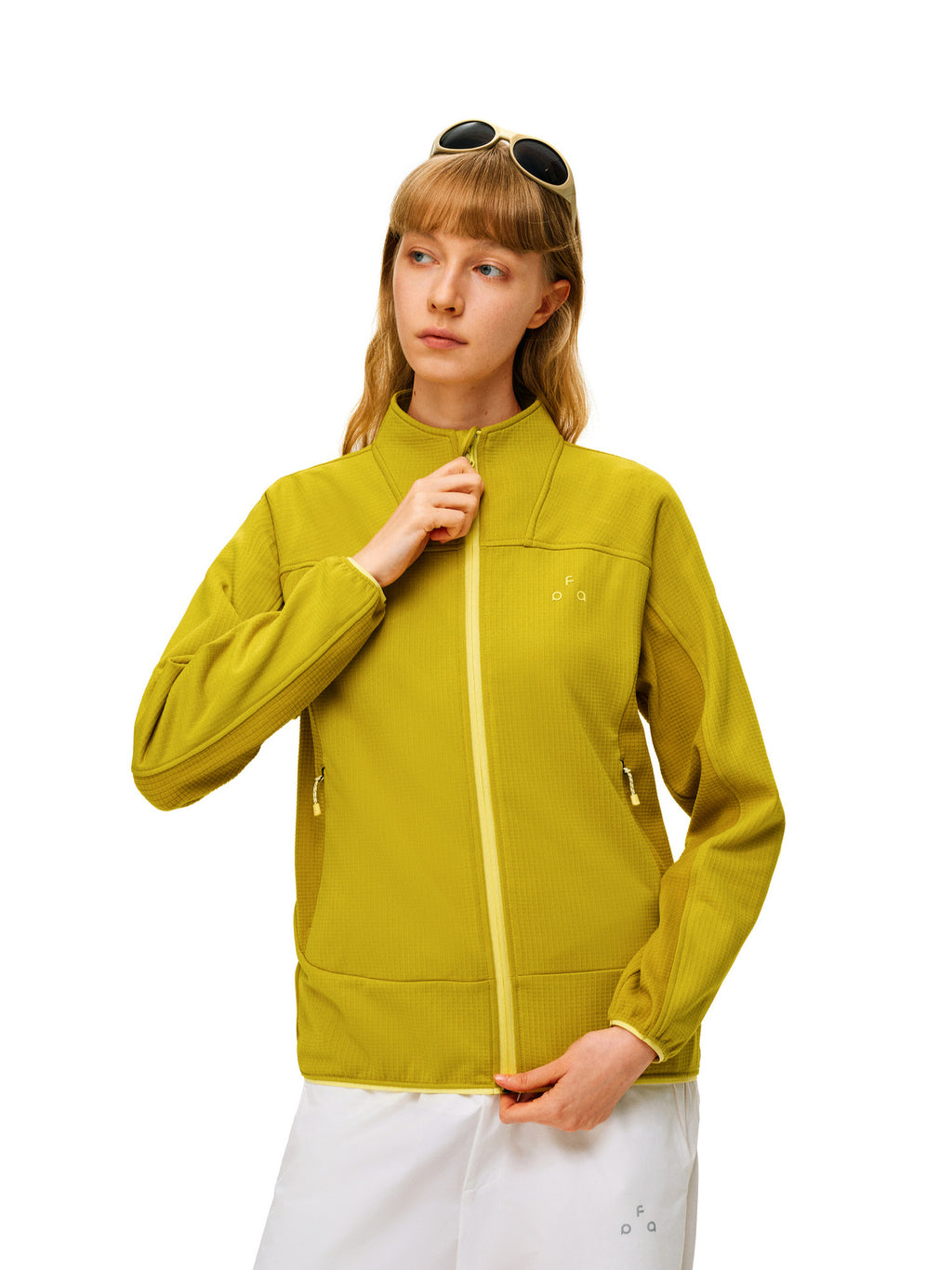 FPA Fleece Stand Collar Cardigan Sweatshirt Outdoor Sports Contrast Color Autumn Pocket Couple Style Casual Jacket for Men