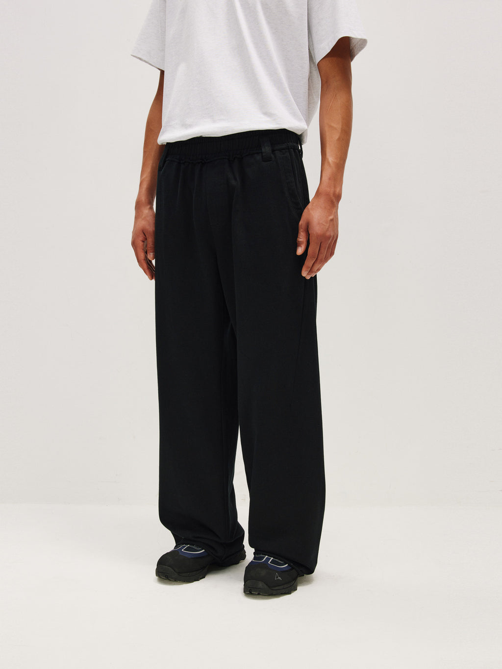 FPA Thin Structured Straight-Leg Knit Pants Summer Athletic Loose Straight Casual Pants Streetwear Trend
