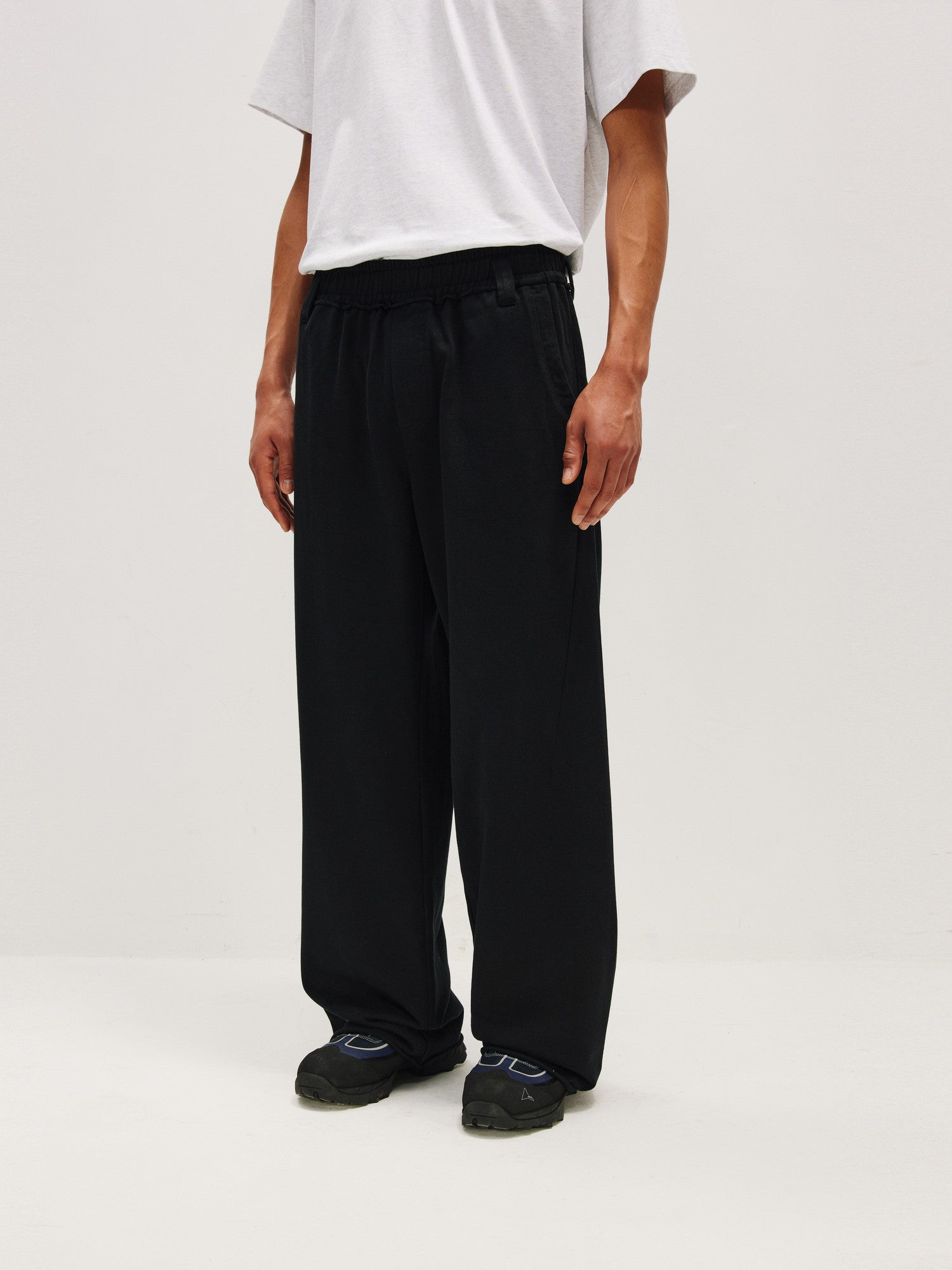 FPA Thin Structured Straight-Leg Knit Pants Summer Athletic Loose Straight Casual Pants Streetwear Trend