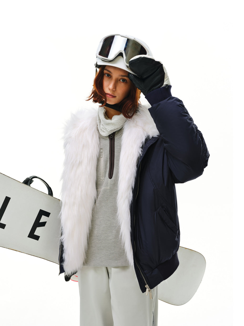 FPA Faux Fur Collar Short Down Jacket with Hood for Women 2026 New Winter Style Premium Warm Down Coat
