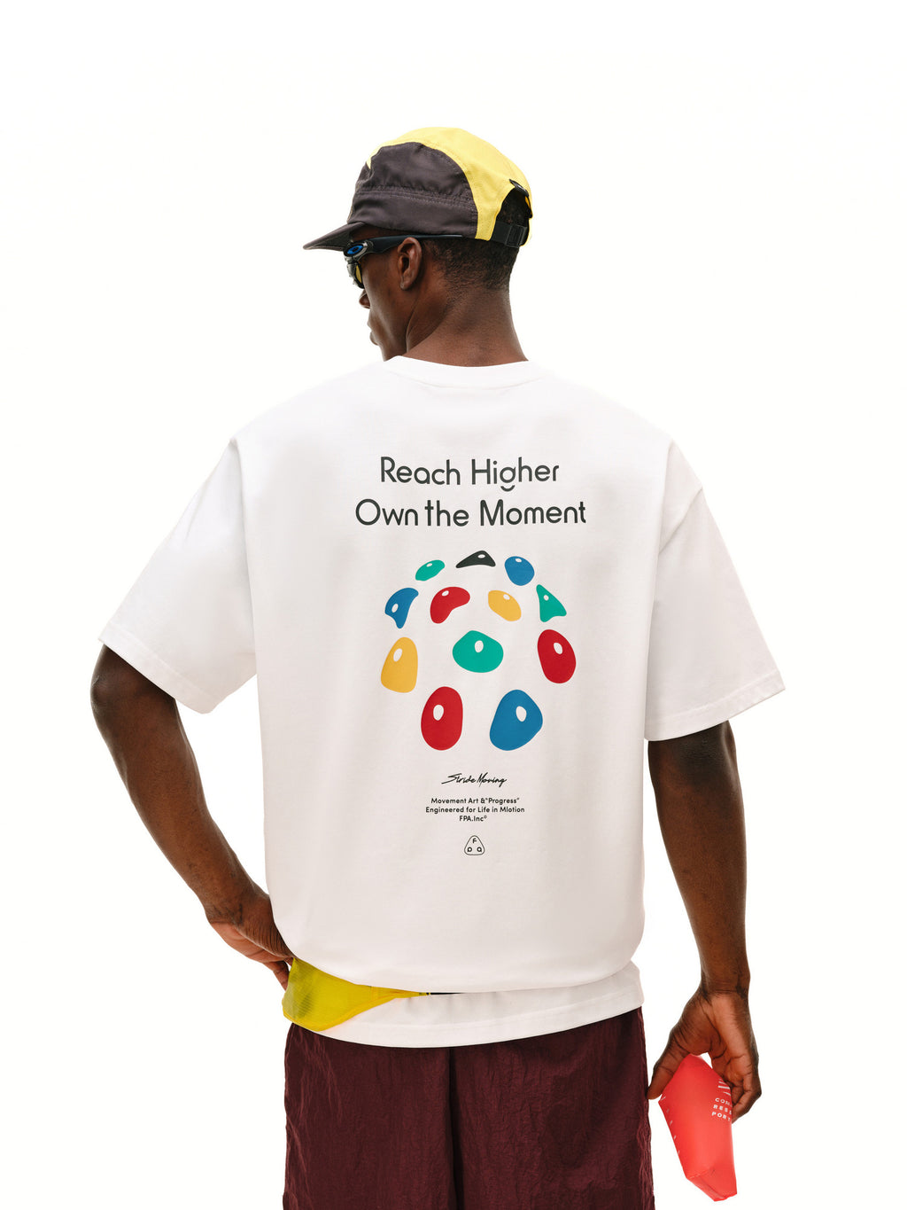 FPA Cool-Touch Quick-Dry 7A Antibacterial Athletic Short Sleeve T-Shirt for Outdoor Leisure, Round Neck, Printed, Couple Style, Summer Half Sleeve Tee
