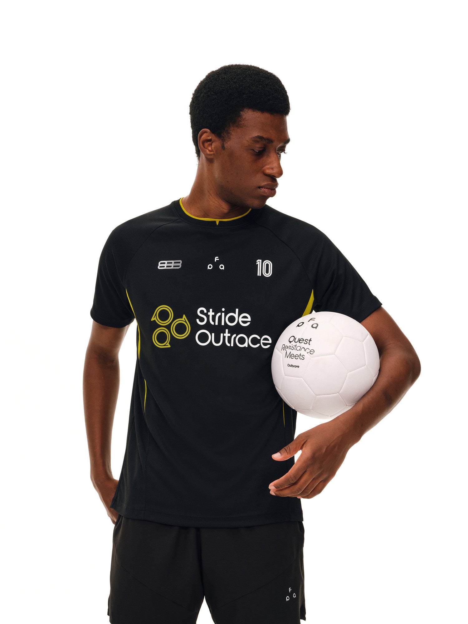 FPA Football Capsule Series Logo Print Short Sleeve T-Shirt – Quick-Dry Outdoor Round Neck Tee