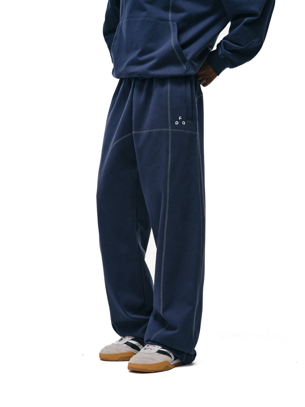 FPA Warm Fleece Casual Jogger Pants for Couples – Versatile Straight-Leg Sweatpants for Spring and Autumn
