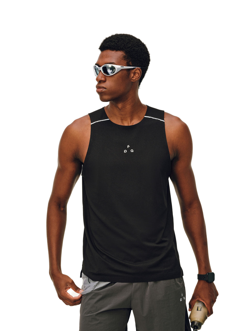 FPA COOLMAX Seam-Taped Sleeveless Vest for Men - Summer Sports Outdoor Fitness Running Tank Top
