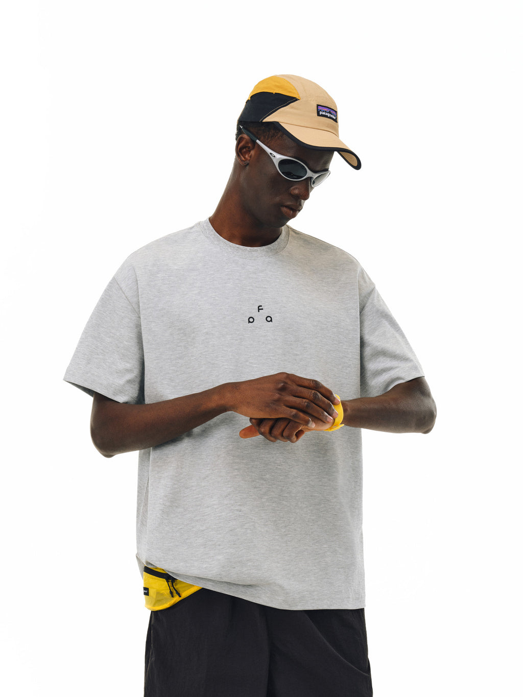 FPA Quick-Dry Antibacterial Mite-Resistant Cool-Touch Short Sleeve Basic Logo Casual Minimalist Summer Crew Neck Chinese Trend Couple T-Shirt