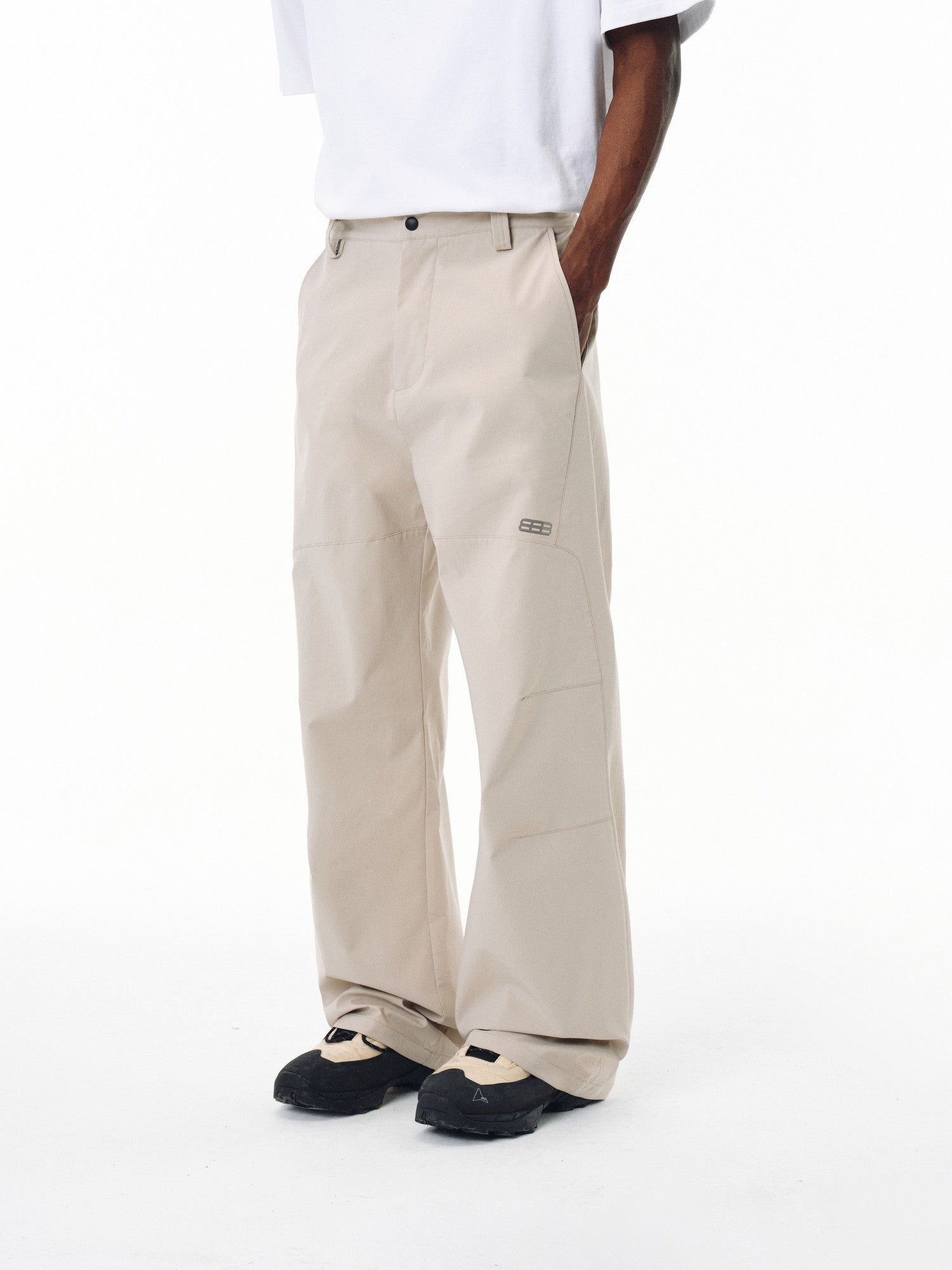 FPA Outdoor Water-Repellent Deconstructed Paratrooper Pants – Chinese Streetwear Spring/Summer Loose Straight-Leg Athletic Casual Long Pants