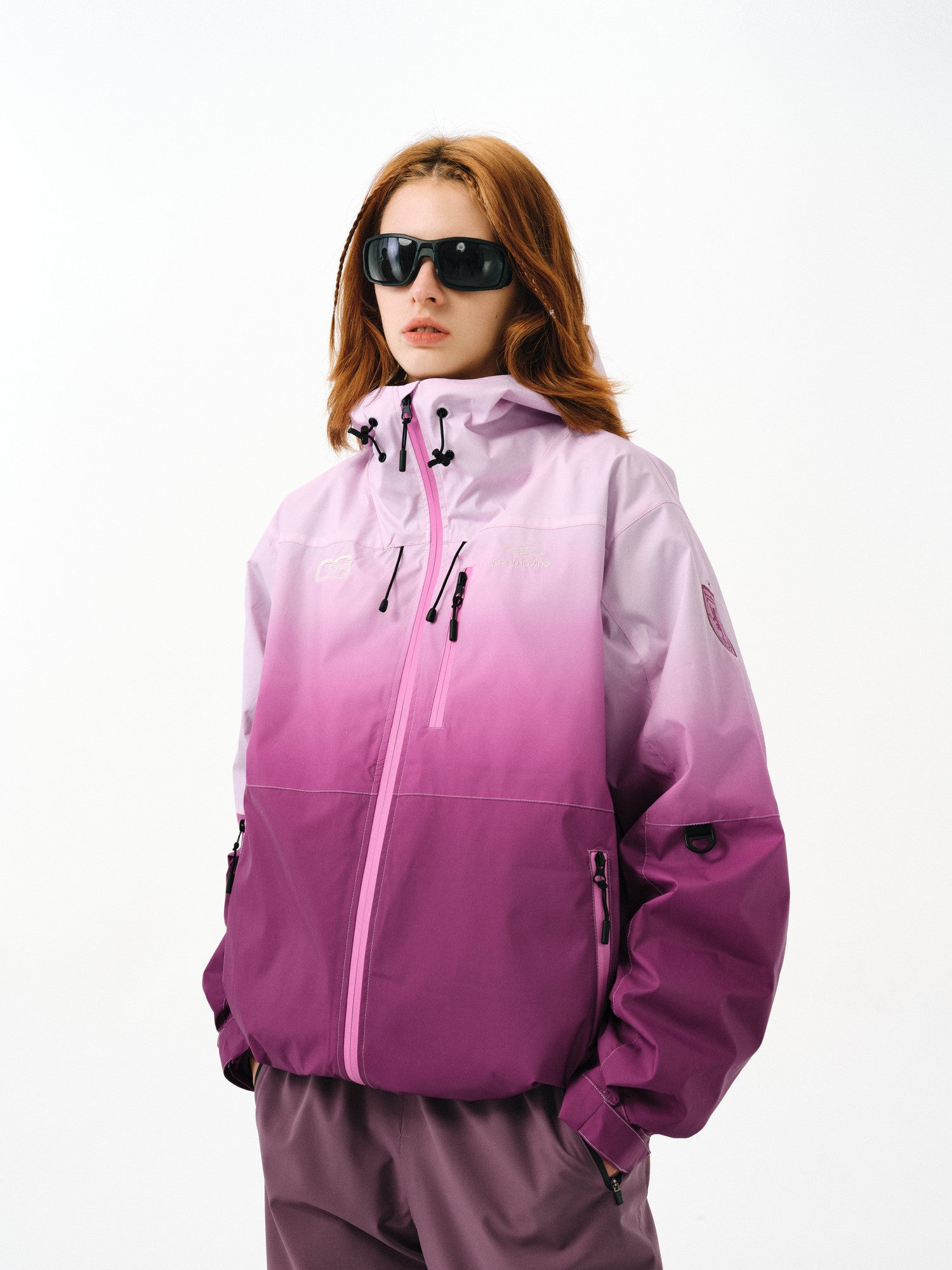 FPA Three-Proof Gradient Outdoor Jacket – Chinese Streetwear Loose Fit Windbreaker for Fall/Winter, Couple Style