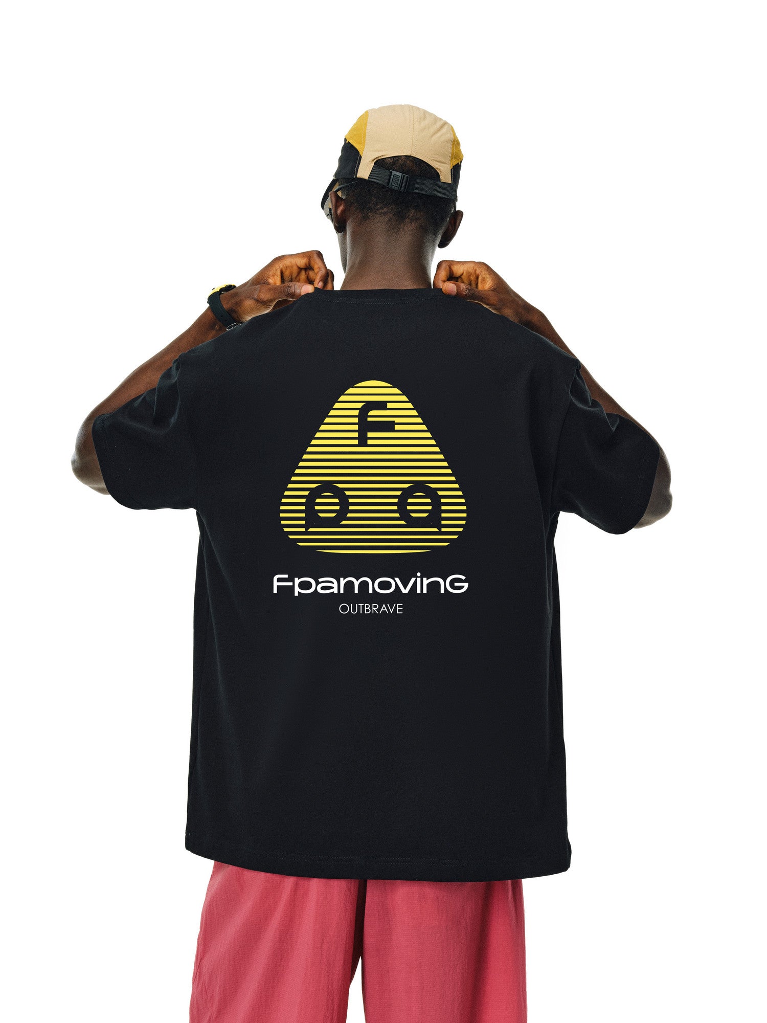 FPA Quick-Dry Cool-Touch 7A Antibacterial Short-Sleeve T-Shirt for Summer, Round Neck, Printed, Heavyweight, Loose Fit, Couple Style