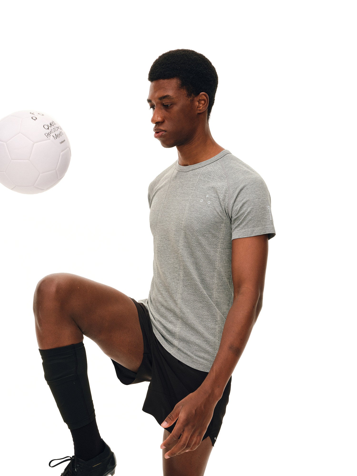 FPA Football Capsule Series Knit Texture Panel Soccer Short Sleeve T-Shirt for Men – Summer Quick-Dry Athletic Tee