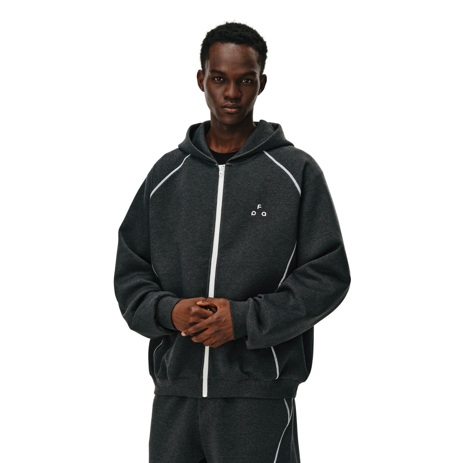 FPA Hasselblad Line Cardigan Hoodie / Skin-Friendly Drape Air-Layer Sweatpants