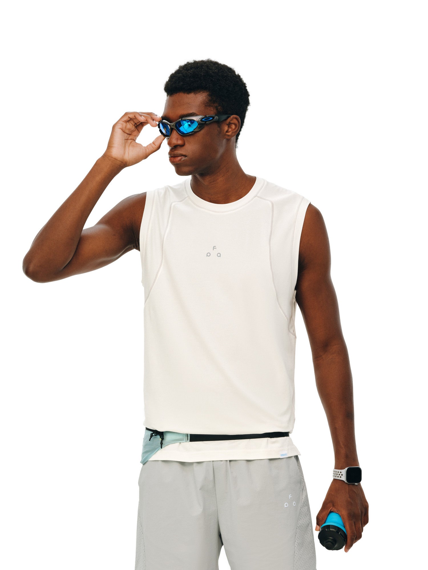 FPA COOLMAX Sports Paneled Vest - Summer Outdoor Breathable Cool Feel Fitness Sleeveless T-Shirt