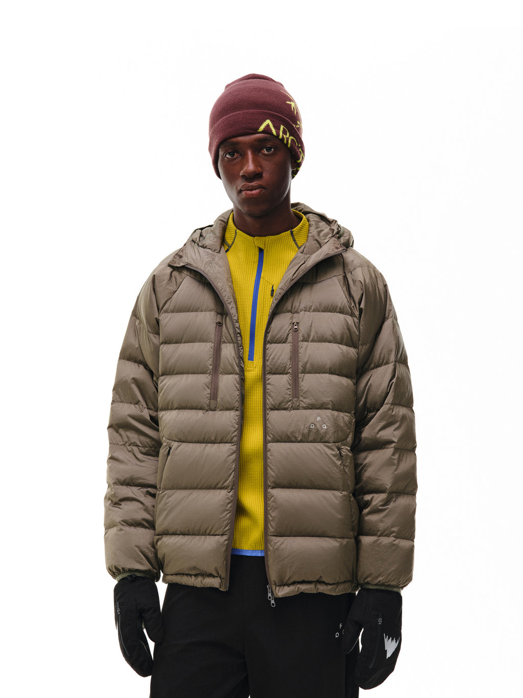 FPA Ribbed Down Hooded Jacket with Double Zipper - 2026 New Winter Sports Couple Down Coat
