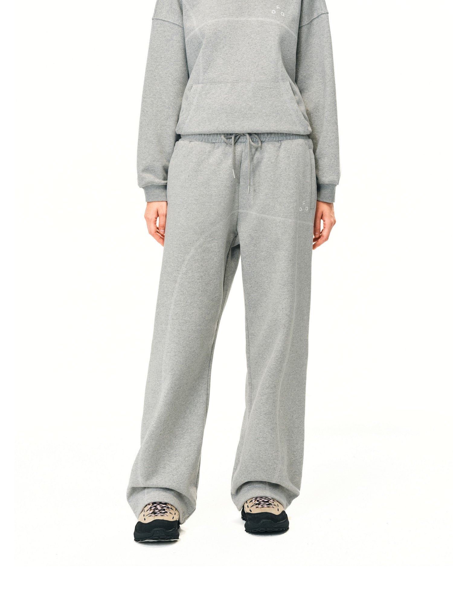 FPA Warm Fleece Casual Sweatpants 2026 Autumn New Style Loose Straight-Leg Unisex Trendy Streetwear Pants