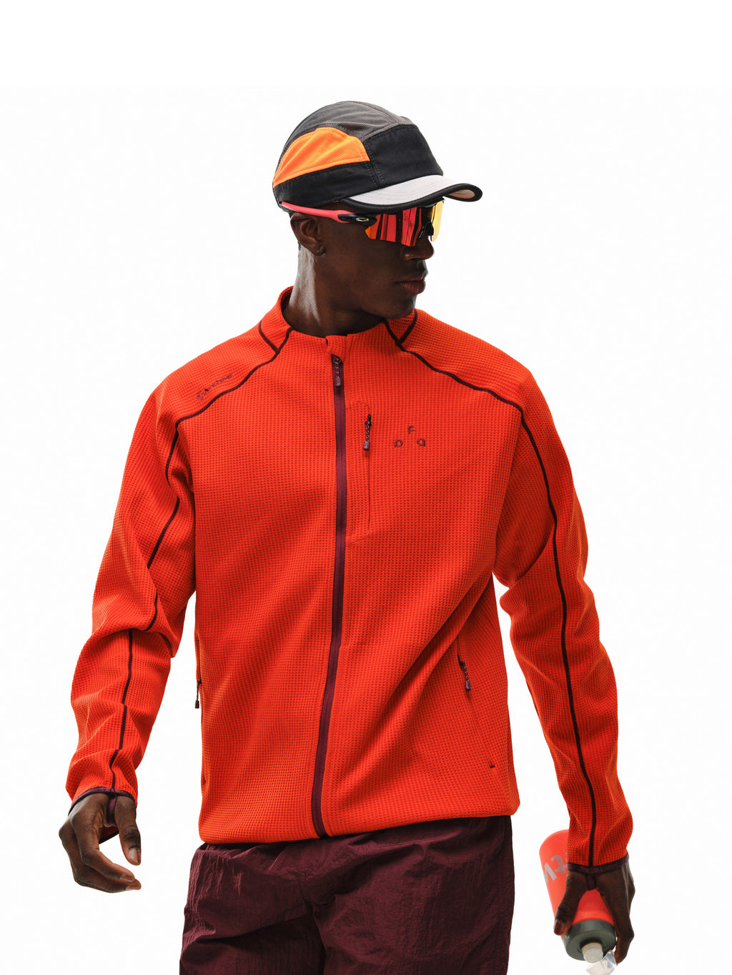 FPA Color-Block Contrast Stitch Jacket for Spring and Autumn, American Retro Zip-Up Long-Sleeve Unisex