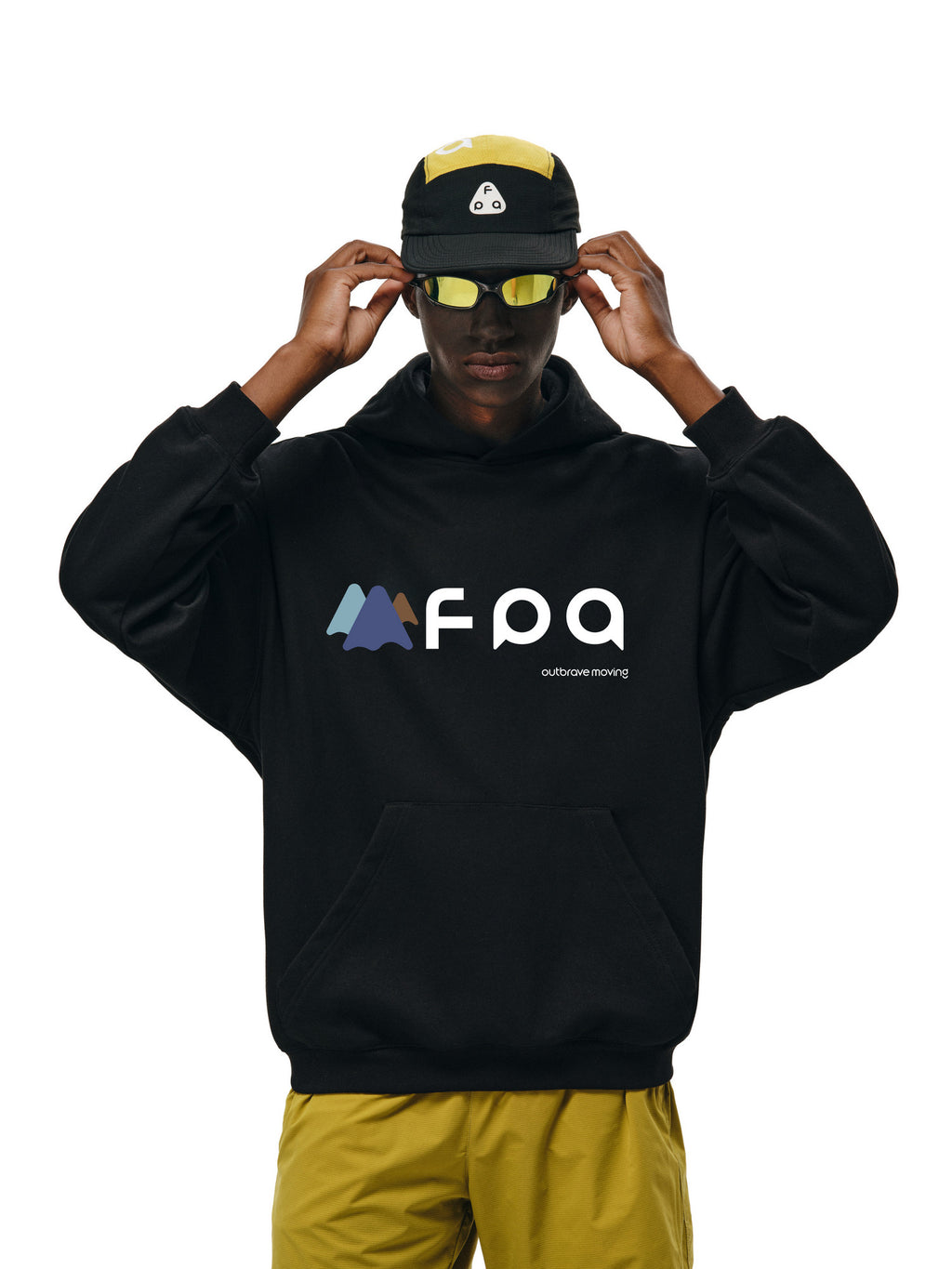 FPA Mountain Graphic Contrast Color Hoodie
