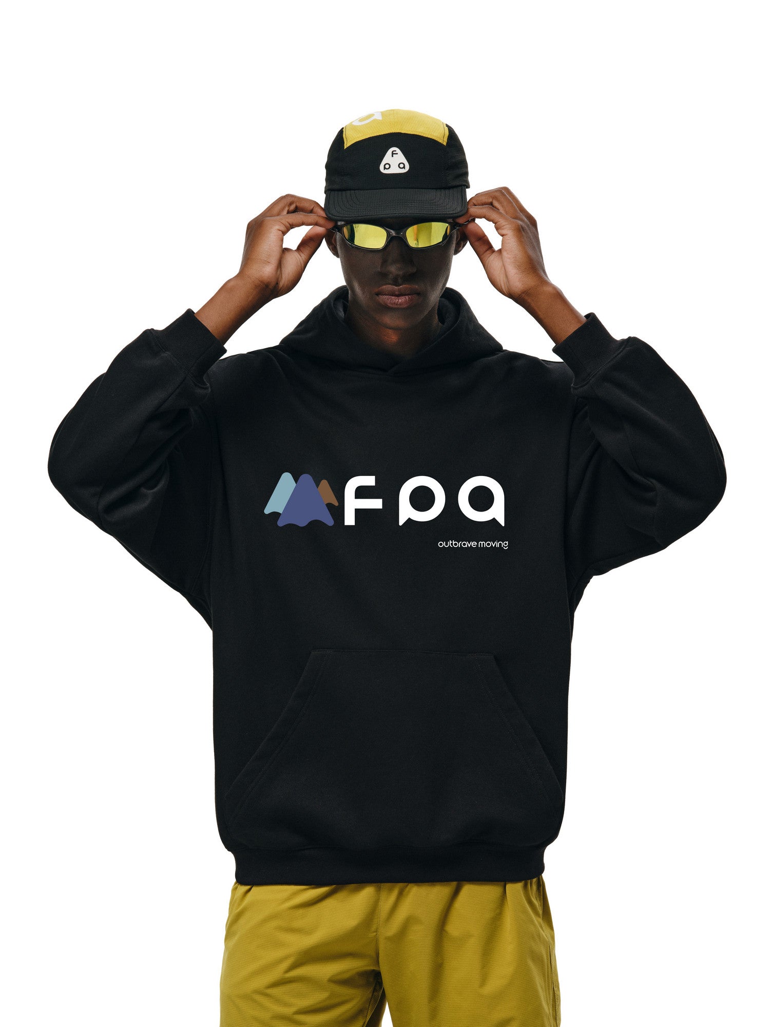FPA Mountain Graphic Contrast Color Hoodie
