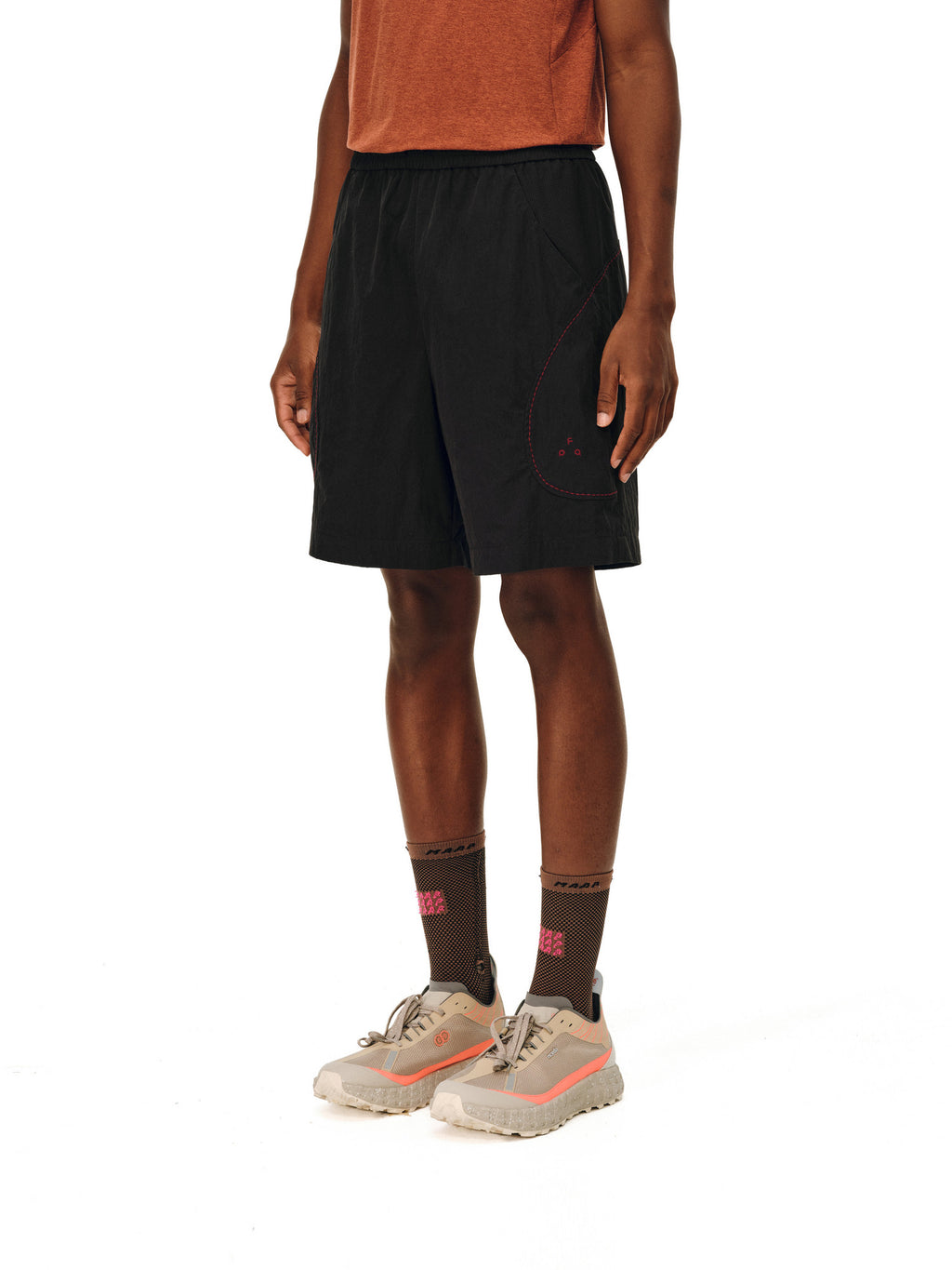 FPA Cotton-Blend Breathable Casual Shorts 2026 New Summer Straight-Leg Unisex Contrast Color Sports 5-Inch Shorts