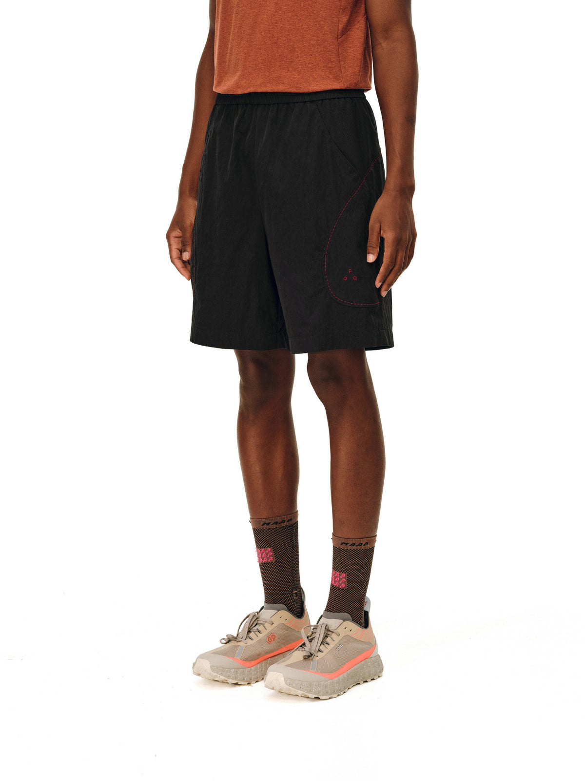 FPA Cotton-Blend Breathable Casual Shorts 2026 New Summer Straight-Leg Unisex Contrast Color Sports 5-Inch Shorts