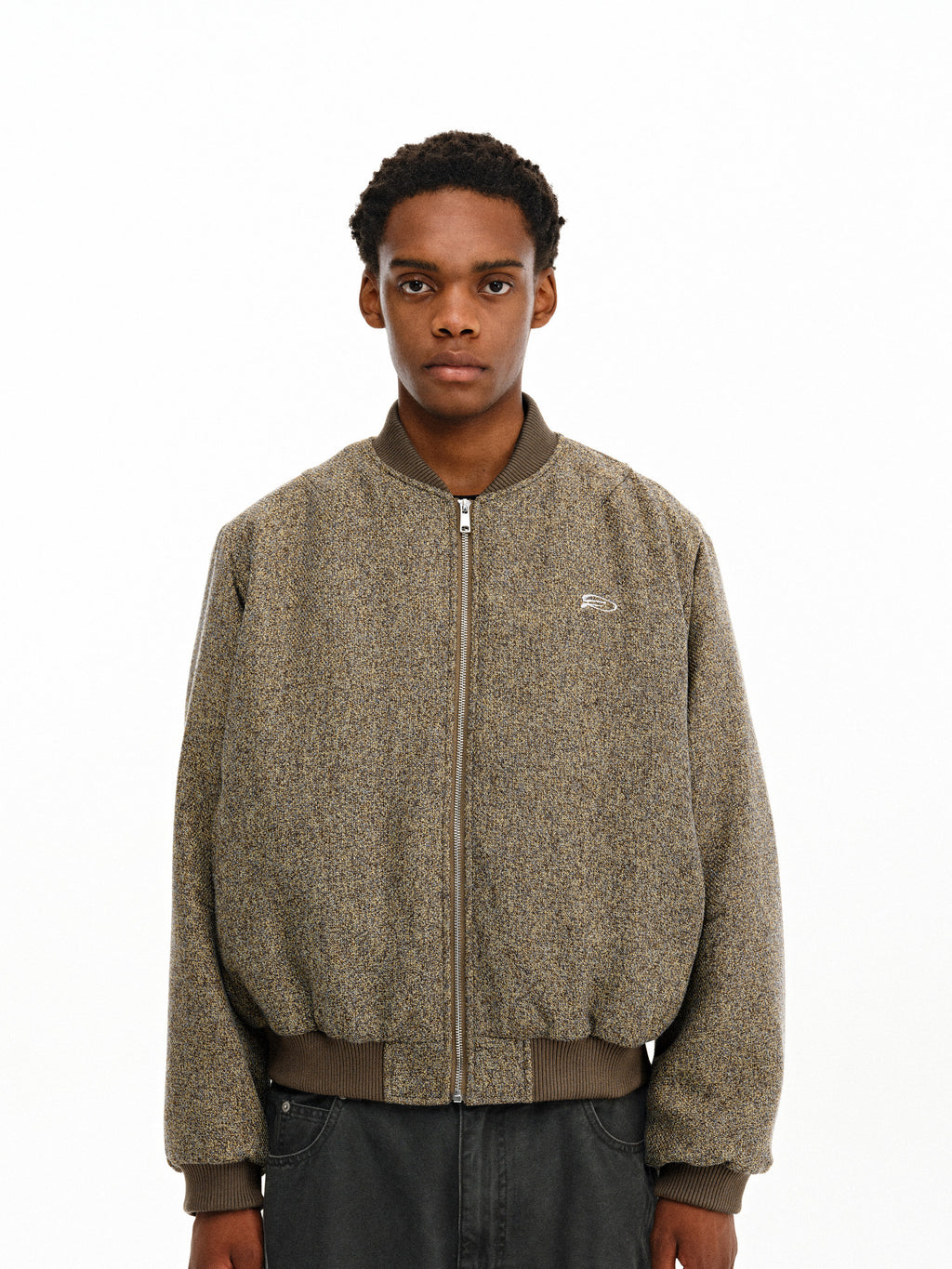 FPA Jacquard Knit Jacket 2026 New Fall/Winter American Retro Loose Baseball Collar Coat for Men