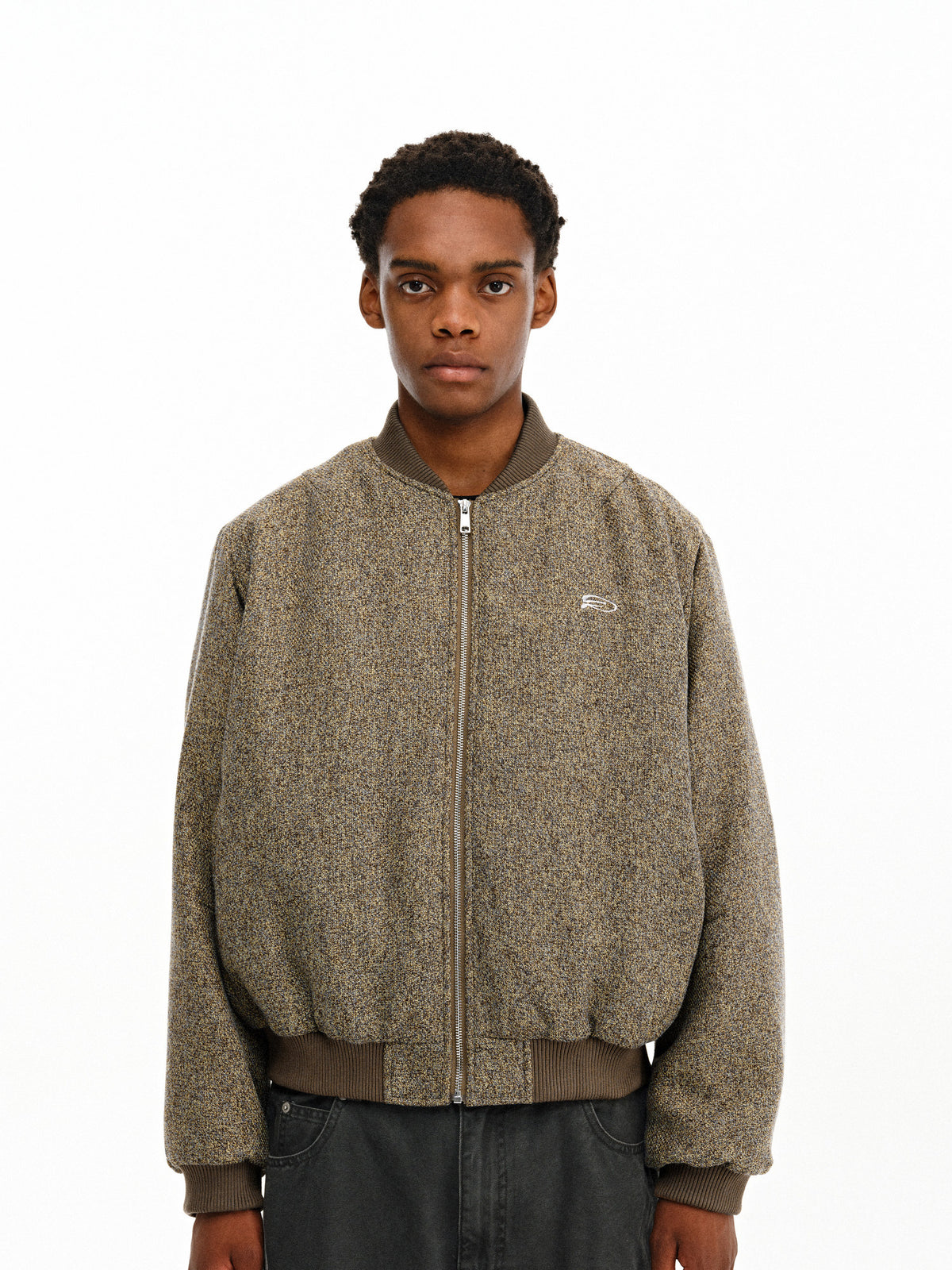 FPA Jacquard Knit Jacket 2026 New Fall/Winter American Retro Loose Baseball Collar Coat for Men