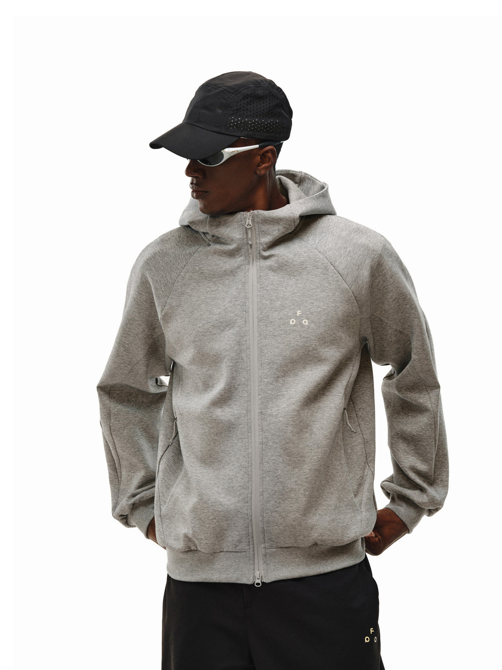 FPA Air Cotton Yarn Lyocell Hoodie – Chinese Streetwear Spring Loose-Fit Unisex Casual Basic Hooded Sweatshirt for Men