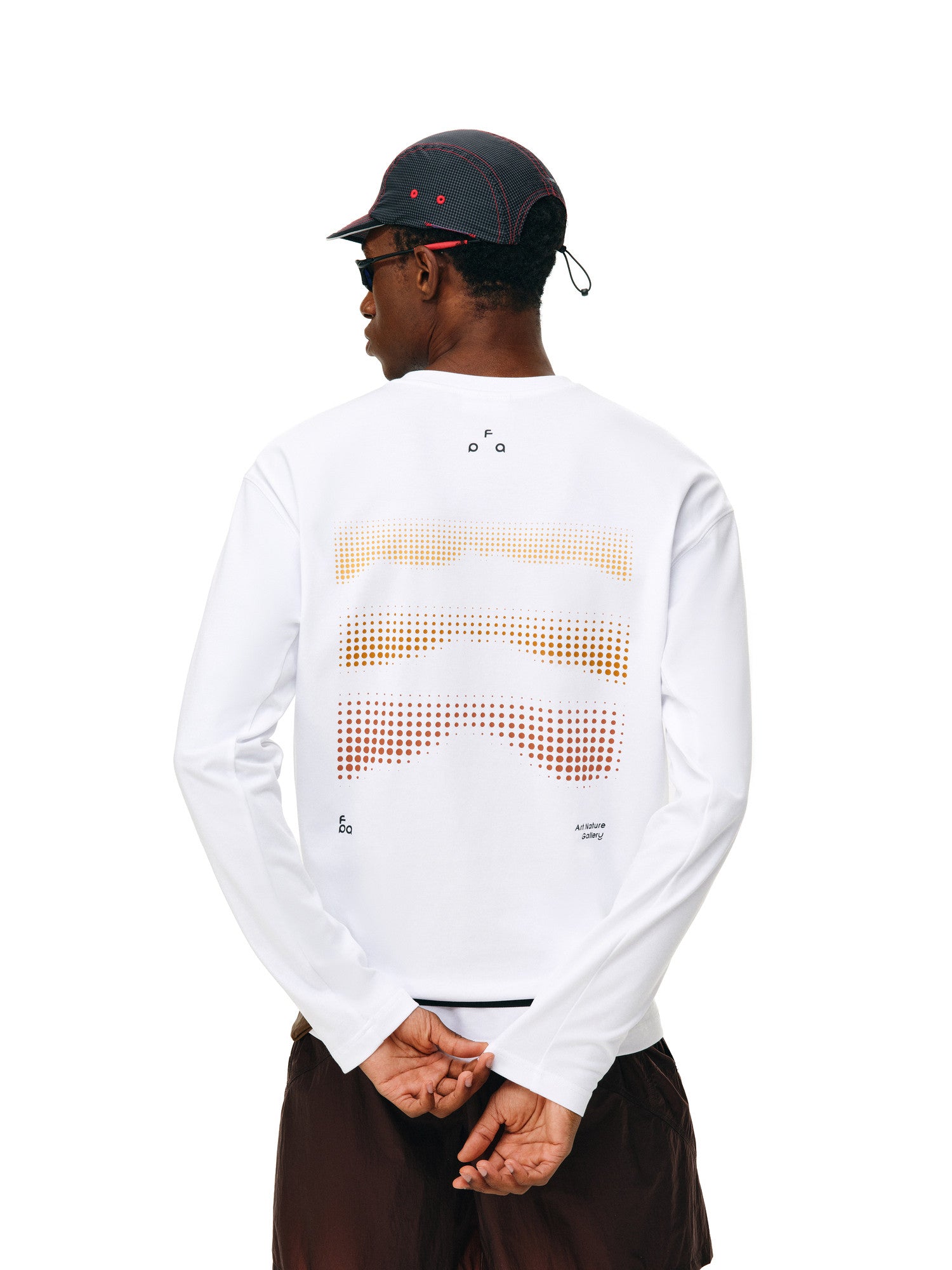FPA 7A Antibacterial Quick-Dry Cool-Touch Anti-Mite Long-Sleeve Sports T-Shirt for Men and Women, Autumn Outdoor Fitness Round Neck Printed Couple Tee