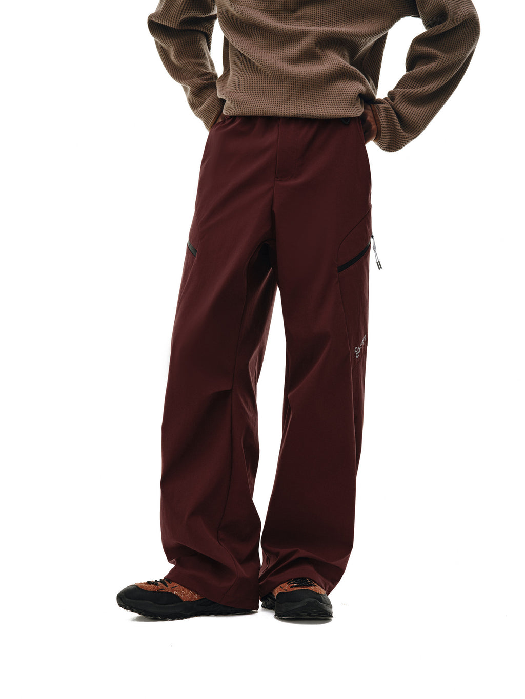 FPA Outdoor Water-Repellent Zipper Pocket Structured Trousers – Chinese Streetwear Trend Sports Hiking Loose-Fit Pants for Men