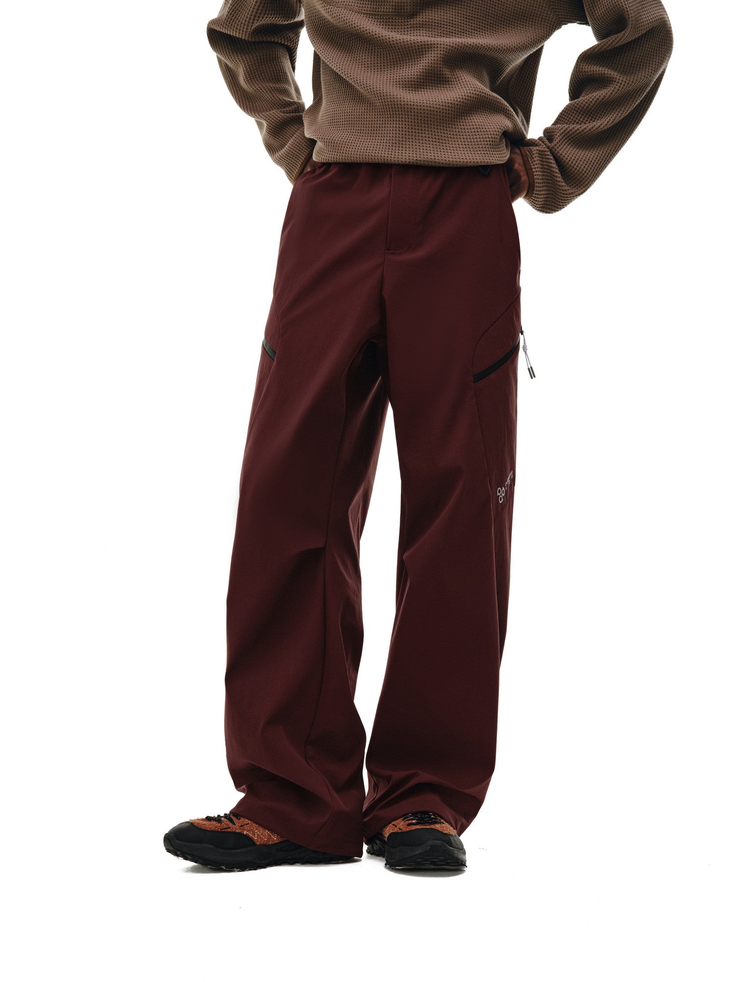 FPA Outdoor Water-Repellent Zipper Pocket Structured Trousers – Chinese Streetwear Trend Sports Hiking Loose-Fit Pants for Men