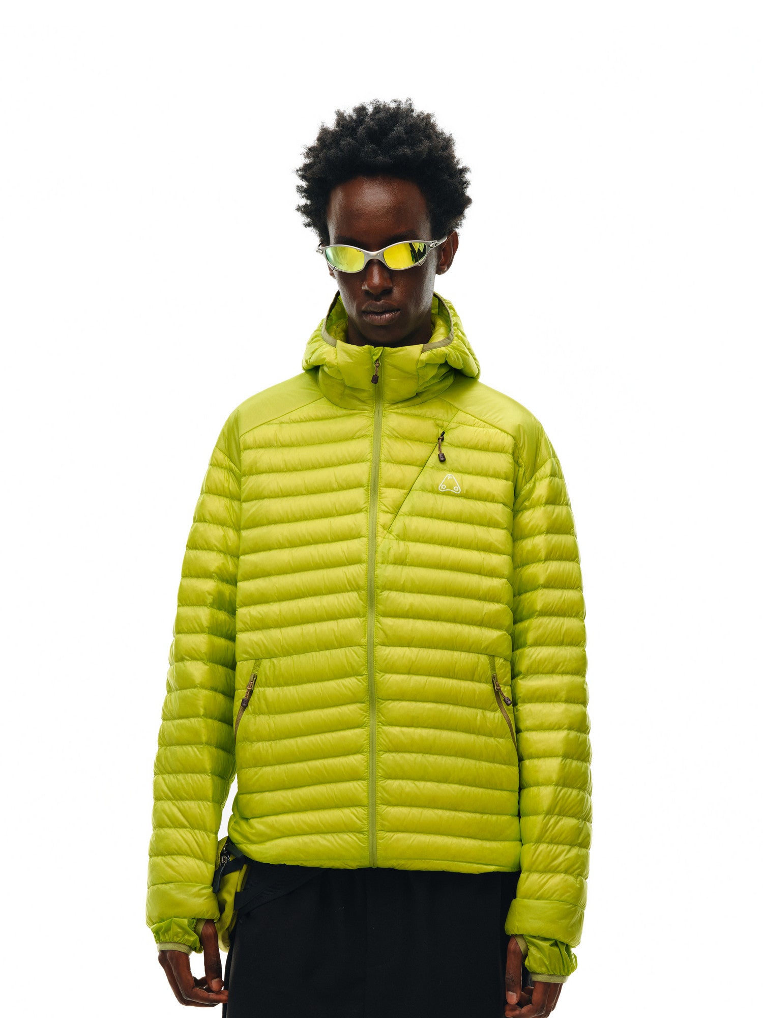 FPA 800FP 95% White Duck Down Ultra-Fine Quilted Outdoor Down Jacket for Men with Hood