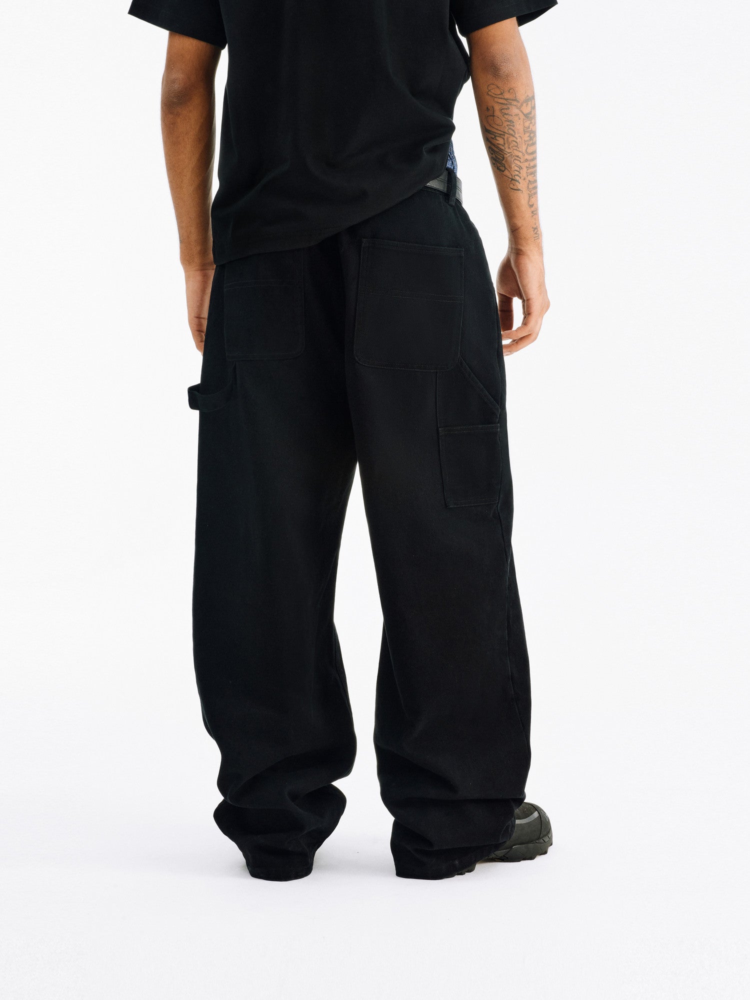 FPA Wide-Leg Washed Lumberjack Pants – Chinese Streetwear Trendy Vintage Loose Fit Cargo Casual Long Pants for Men