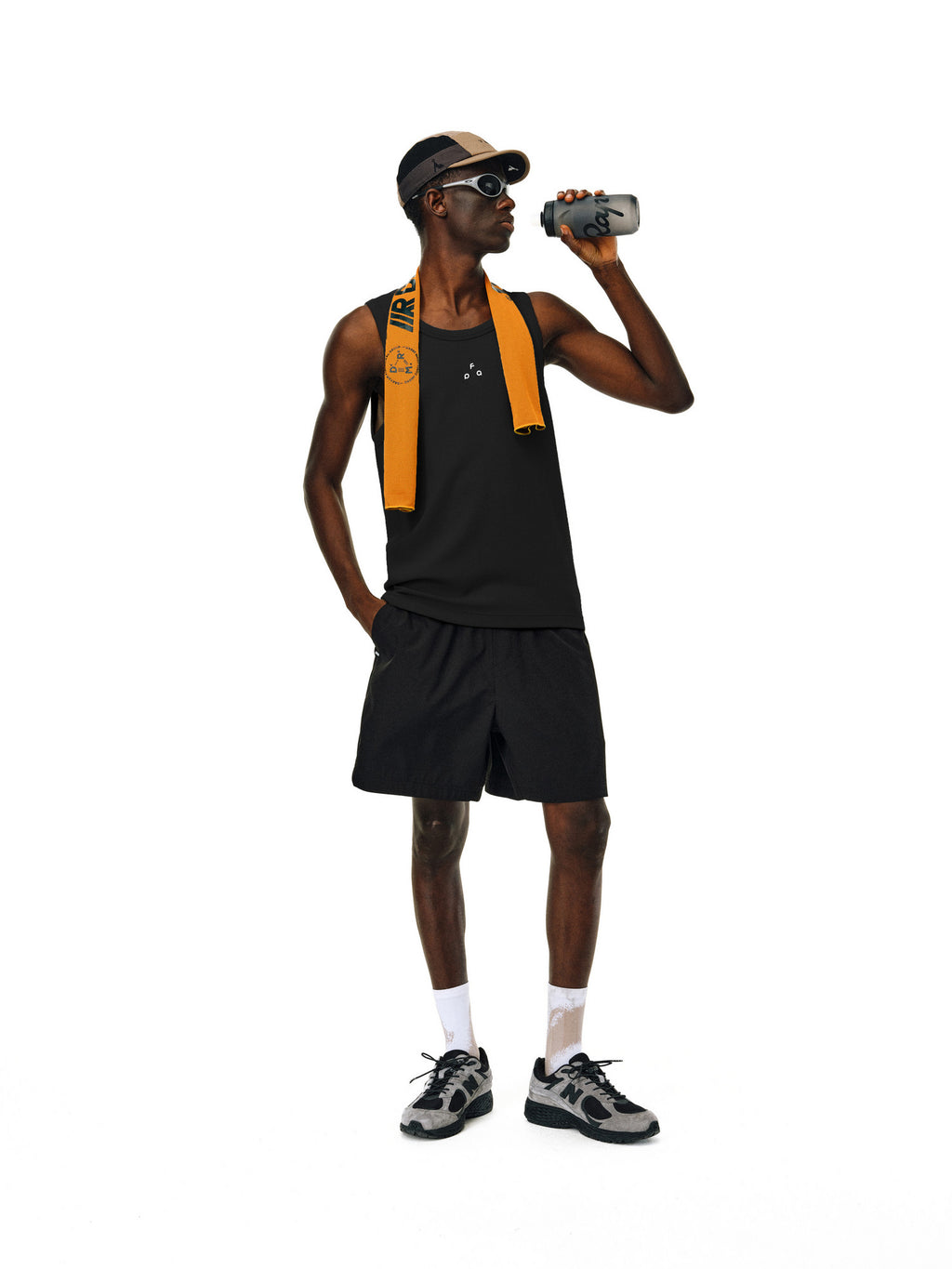 FPA Moisture-Wicking Triangle Logo Sleeveless Vest - Chinese Streetwear Trend Summer Sports Cooling Basketball Fitness Tank Top